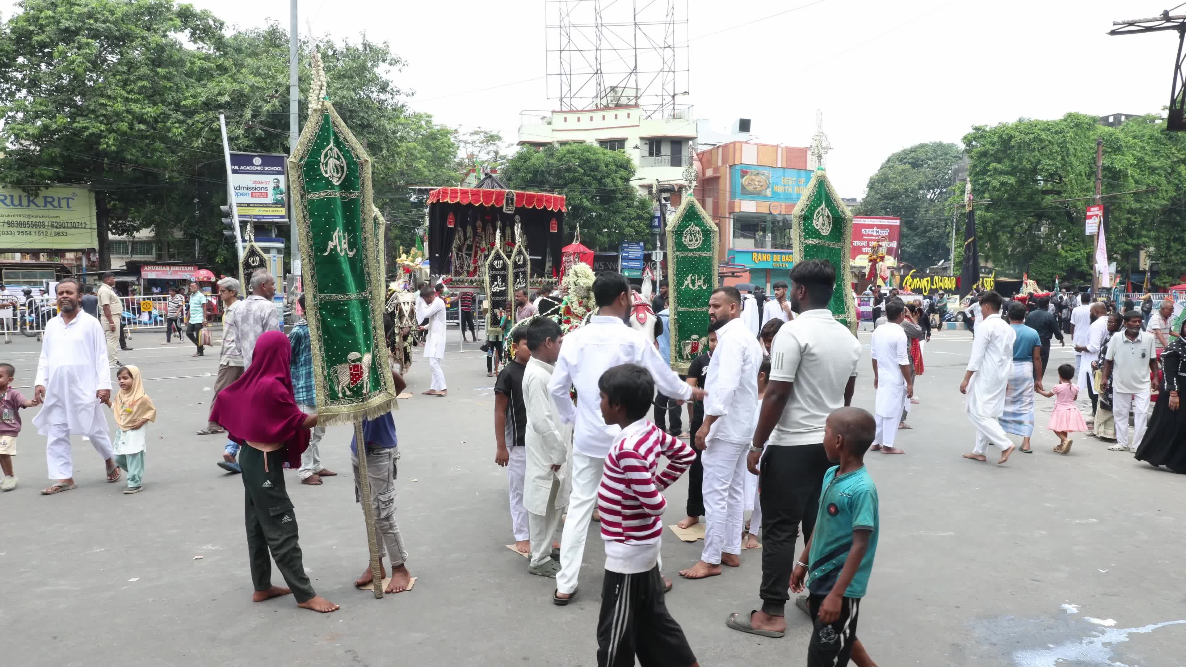 Muharram Procession in Kolkata, India,