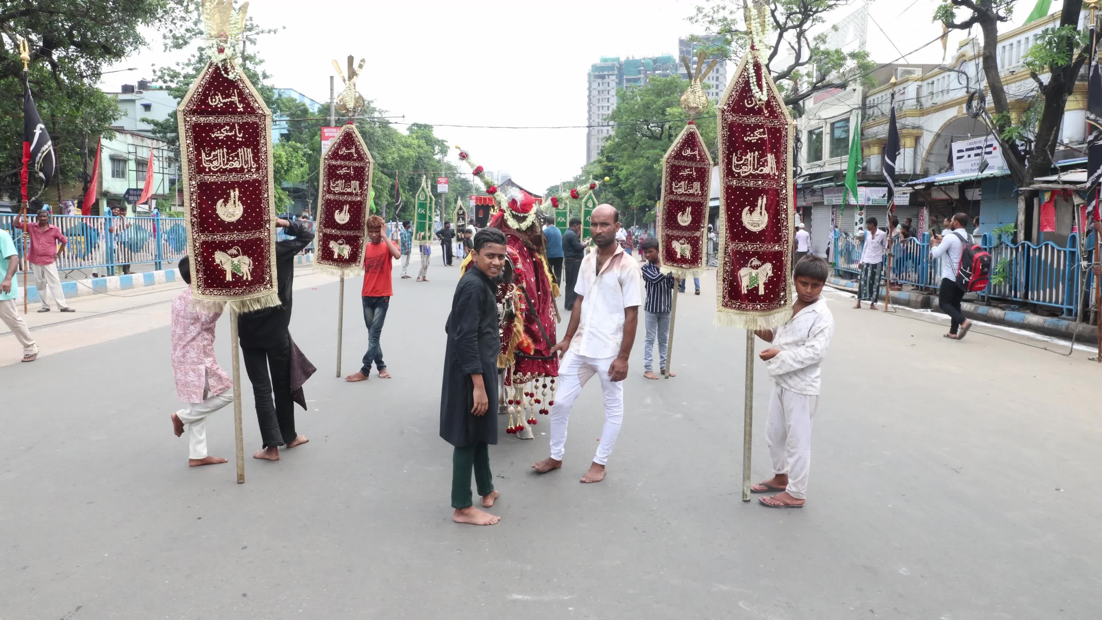 Muharram Procession in Kolkata, India,
