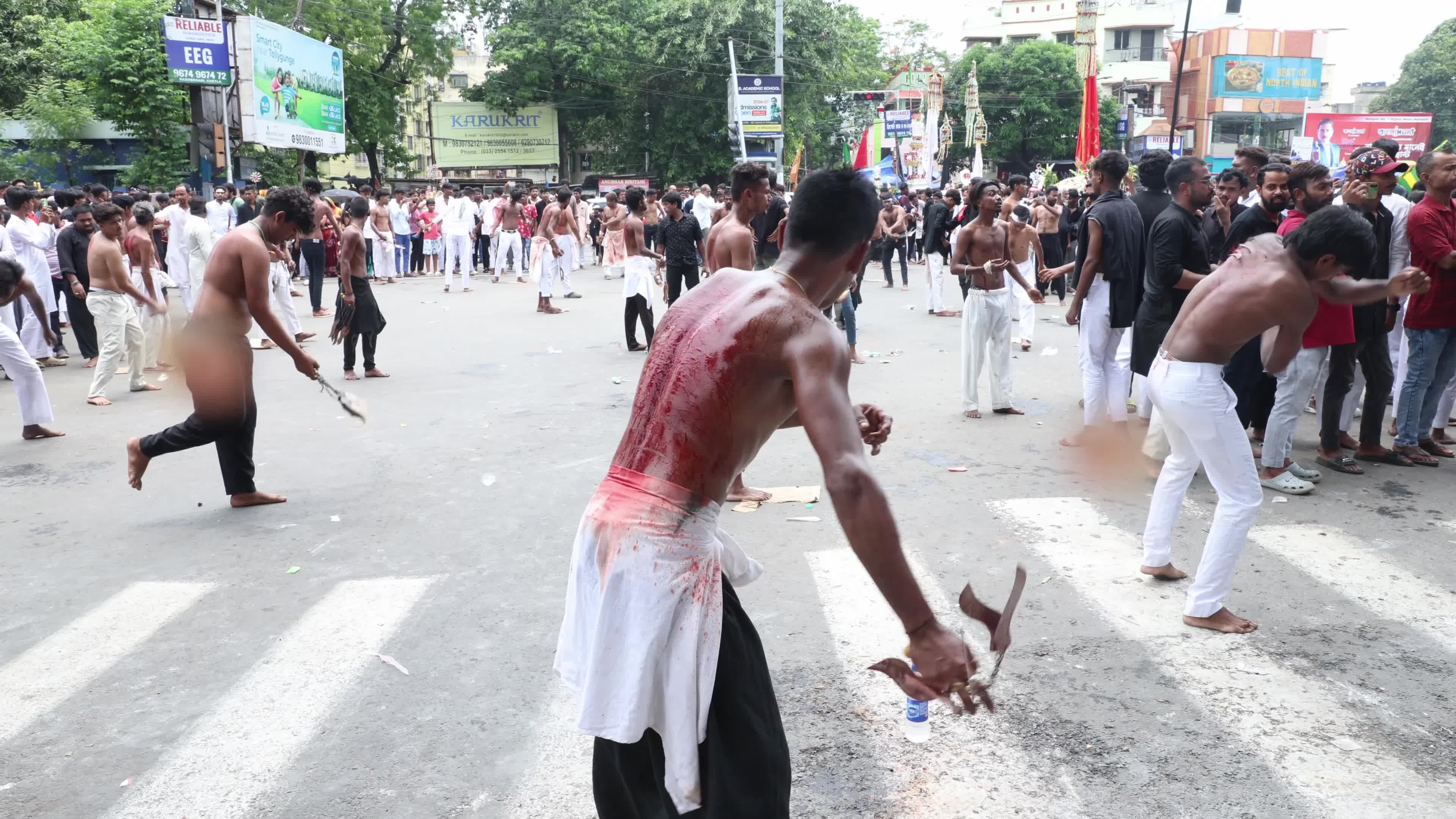 Muharram Procession in Kolkata, India,