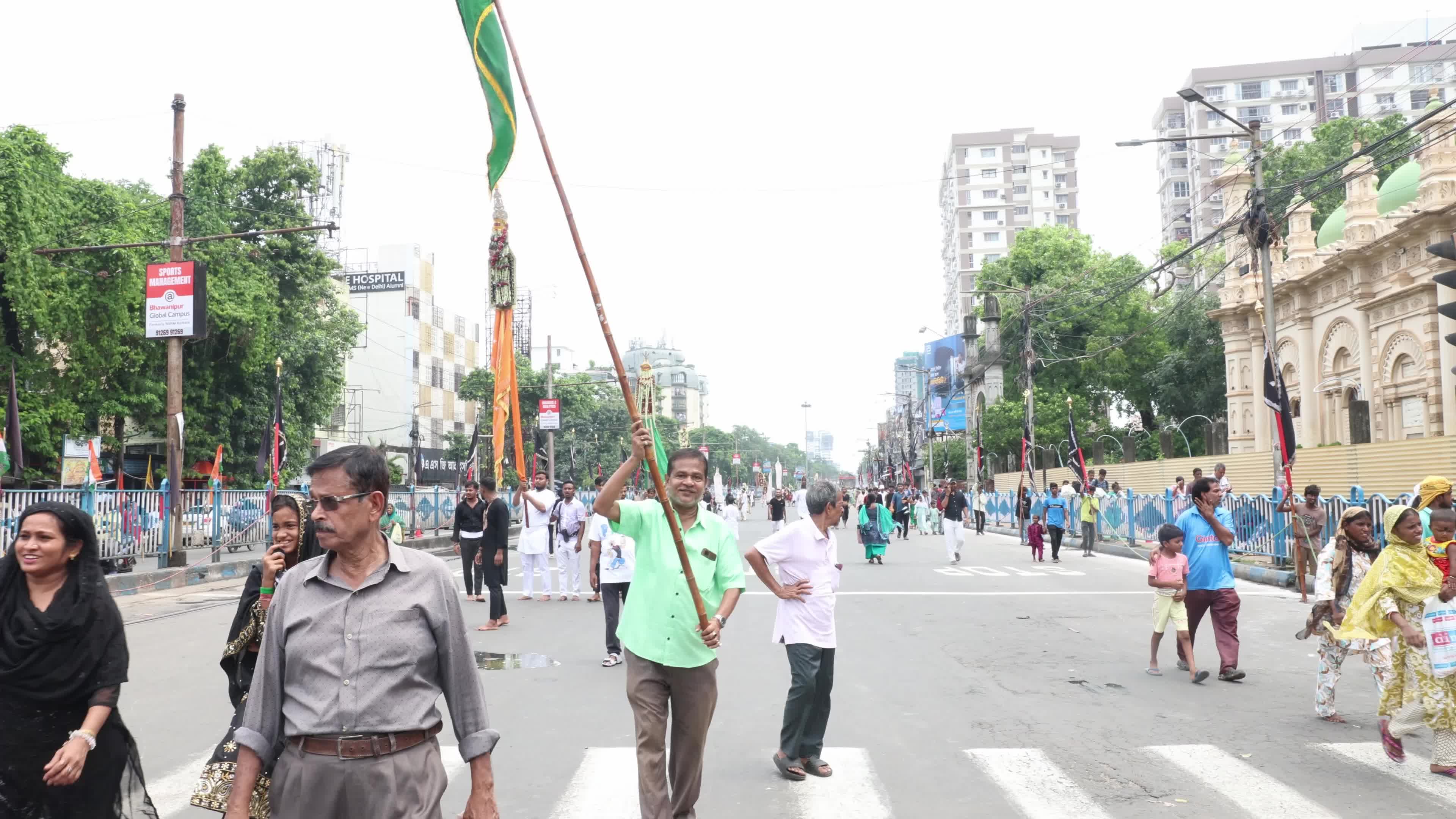 Muharram Procession in Kolkata, India,