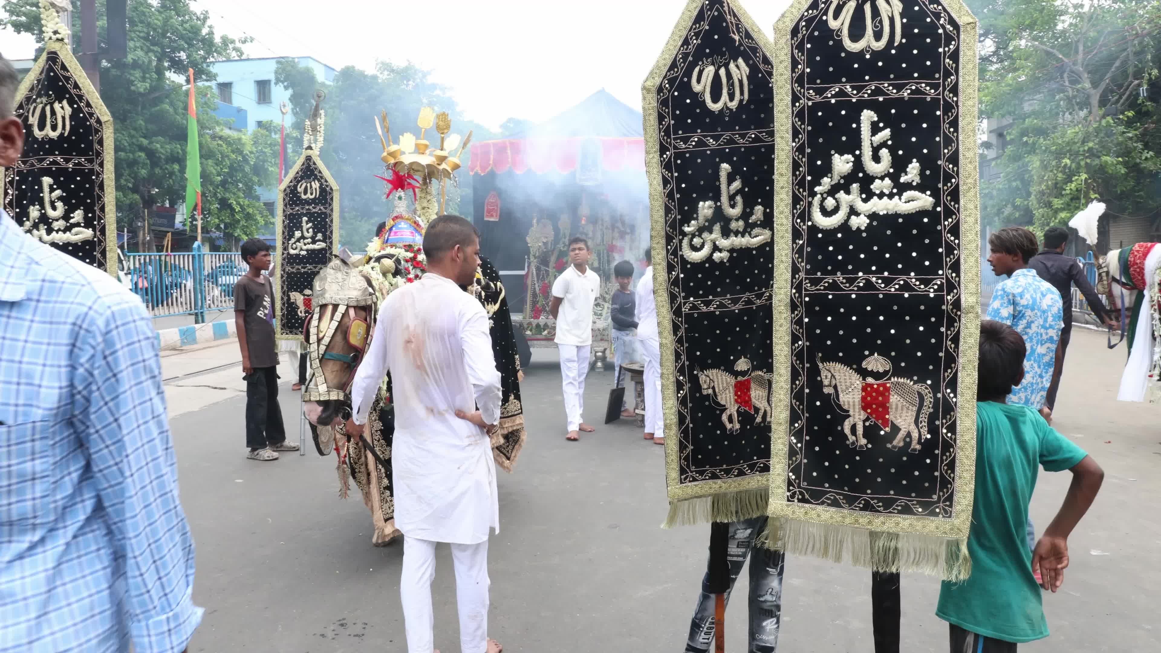 Muharram Procession in Kolkata, India,