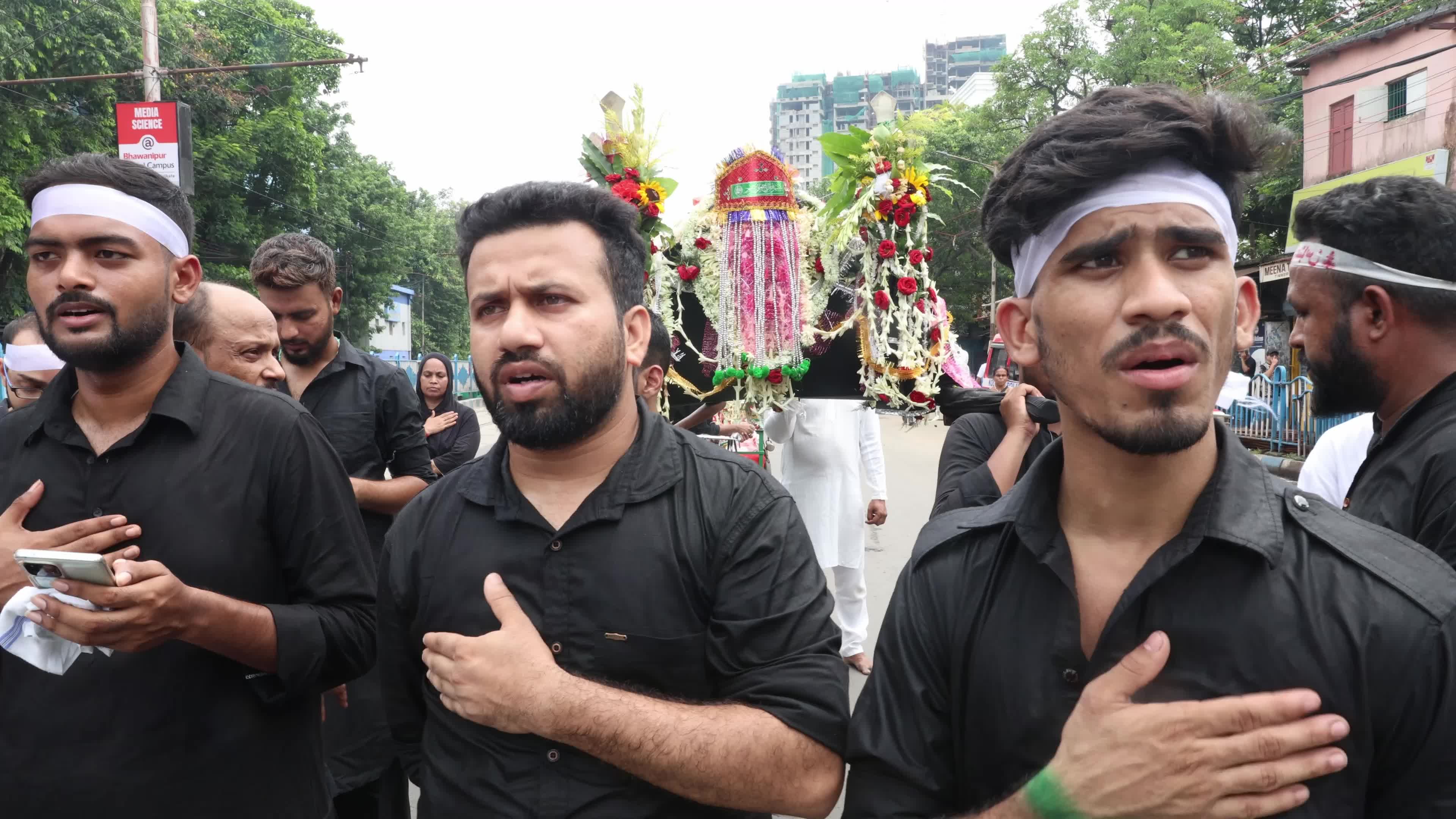 Muharram Procession in Kolkata, India,