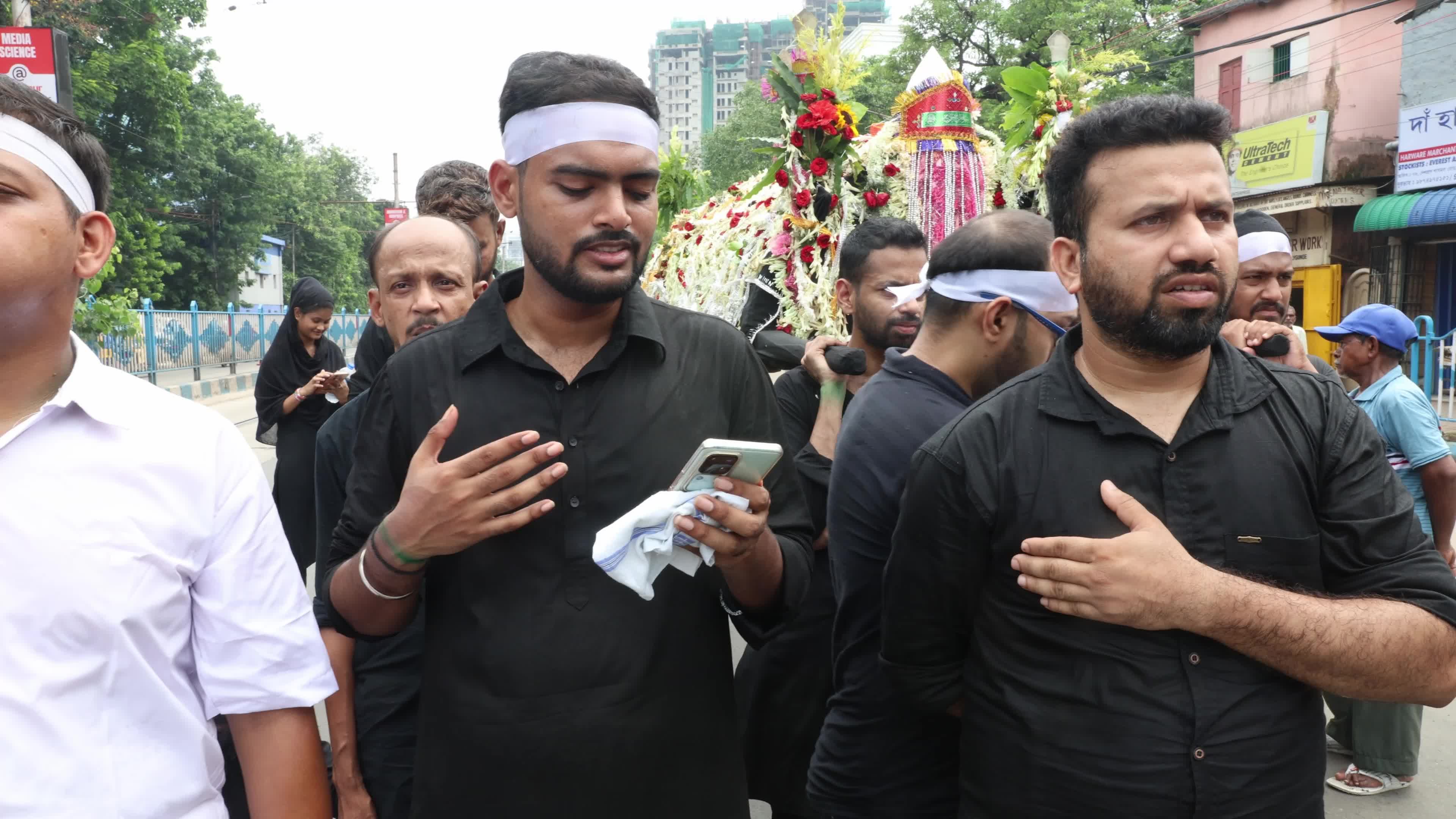 Muharram Procession in Kolkata, India,