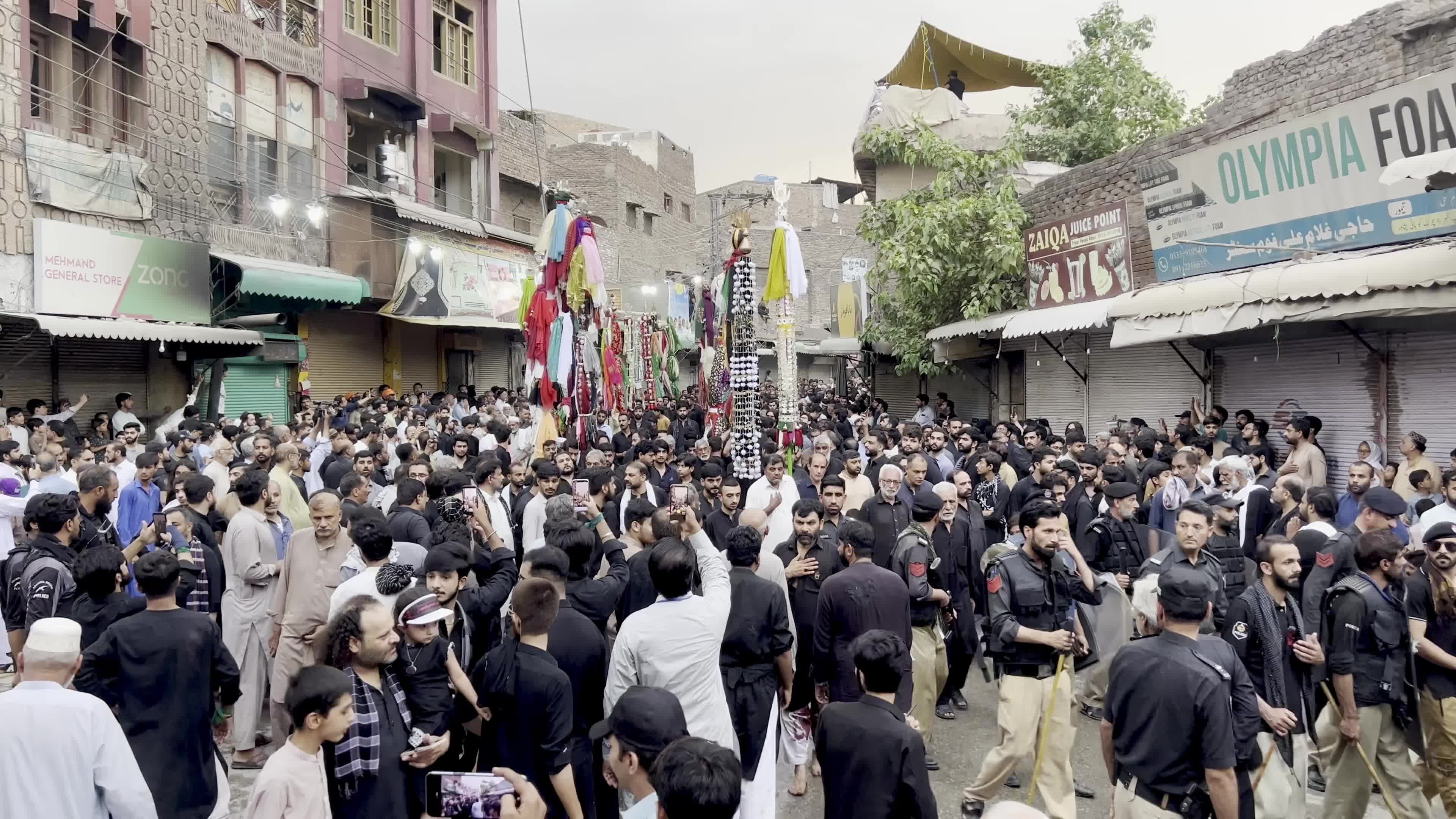 Ashura Day In Peshawar, Pakistan