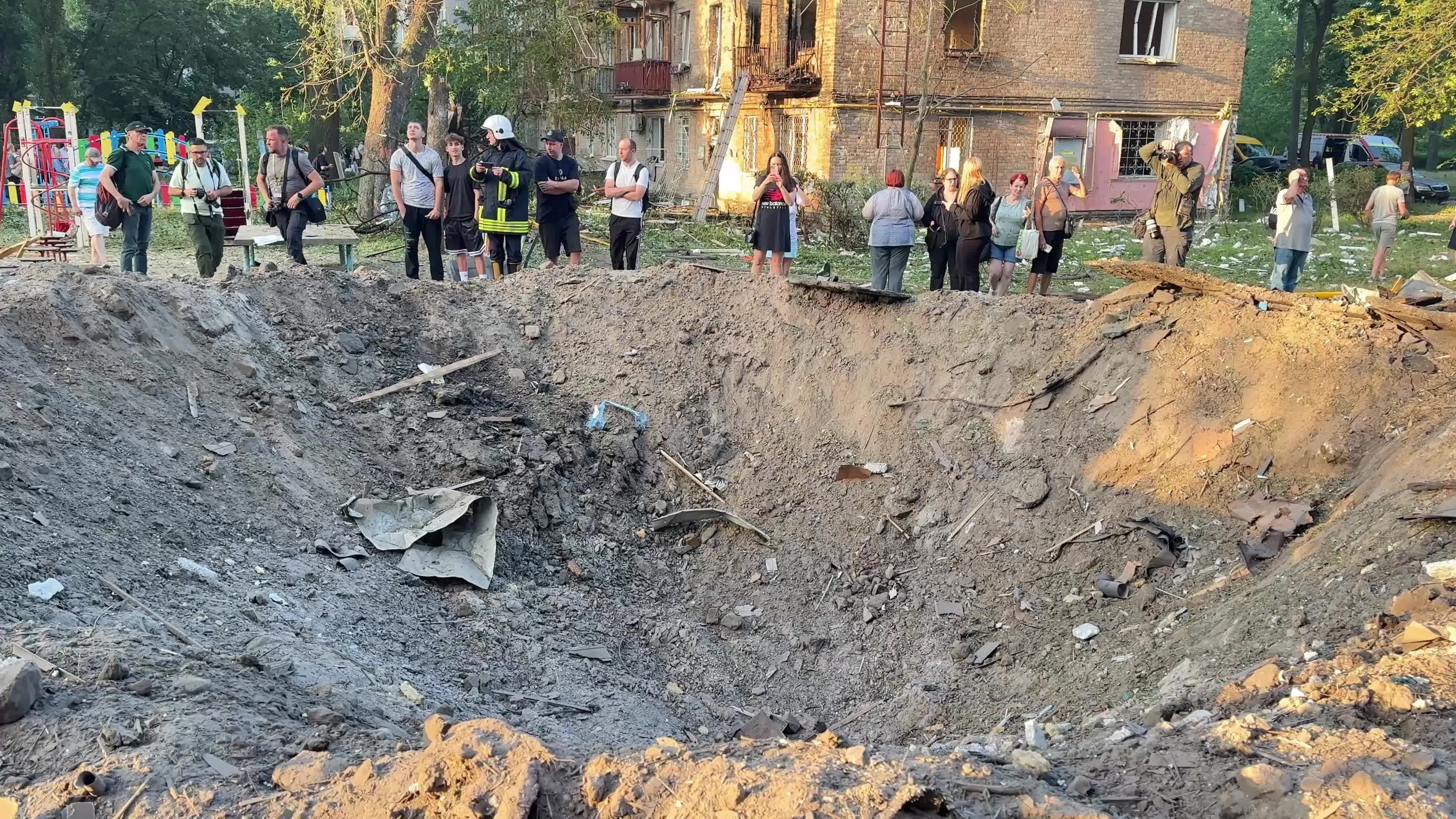 Russia launched 74 missiles and 476 drones in an overnight attack on Ukraine, with Kyiv as the main target.