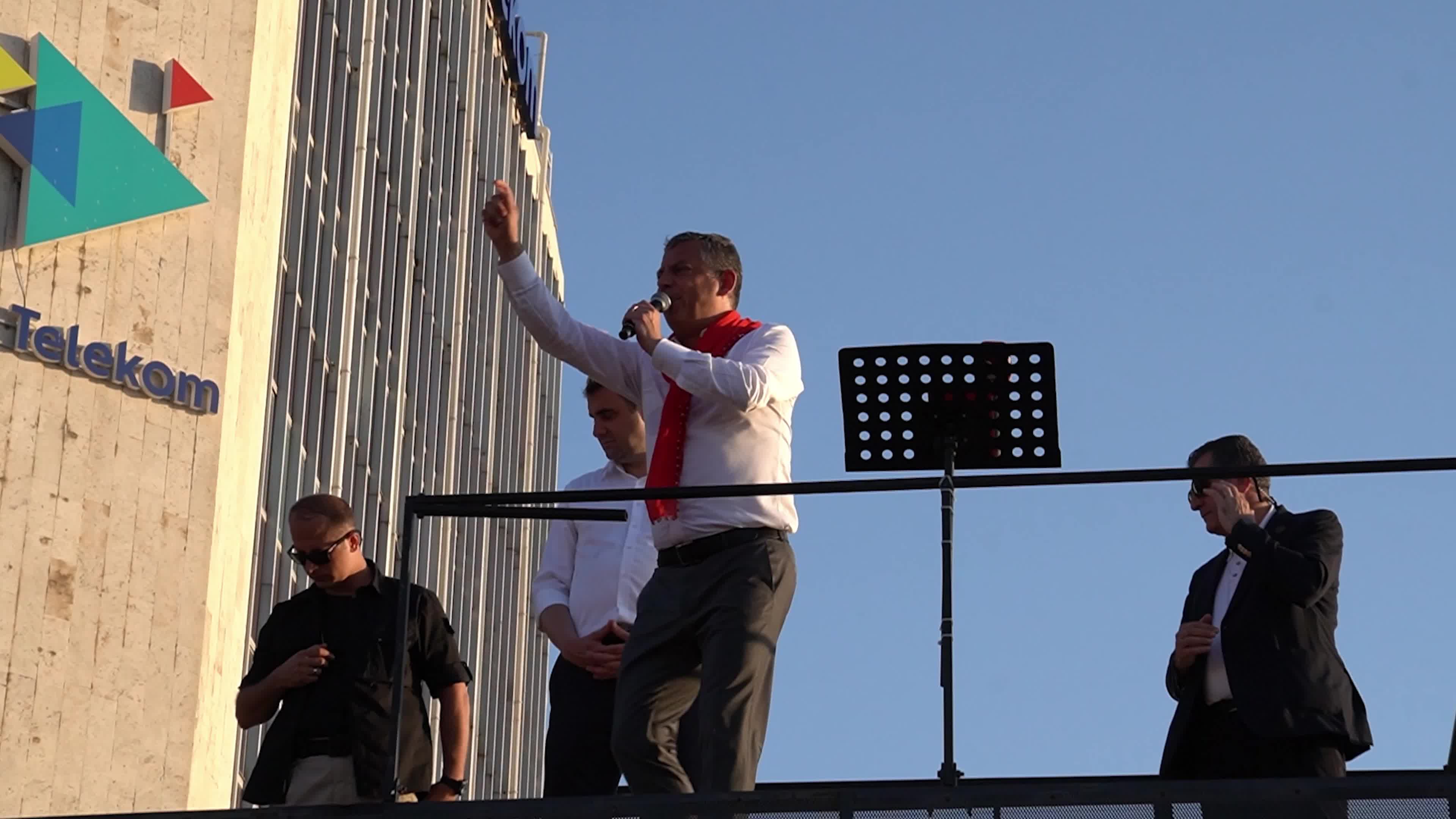 CHP Leader Ozgur Ozel Attends Rally and March, Izmir, Turkey