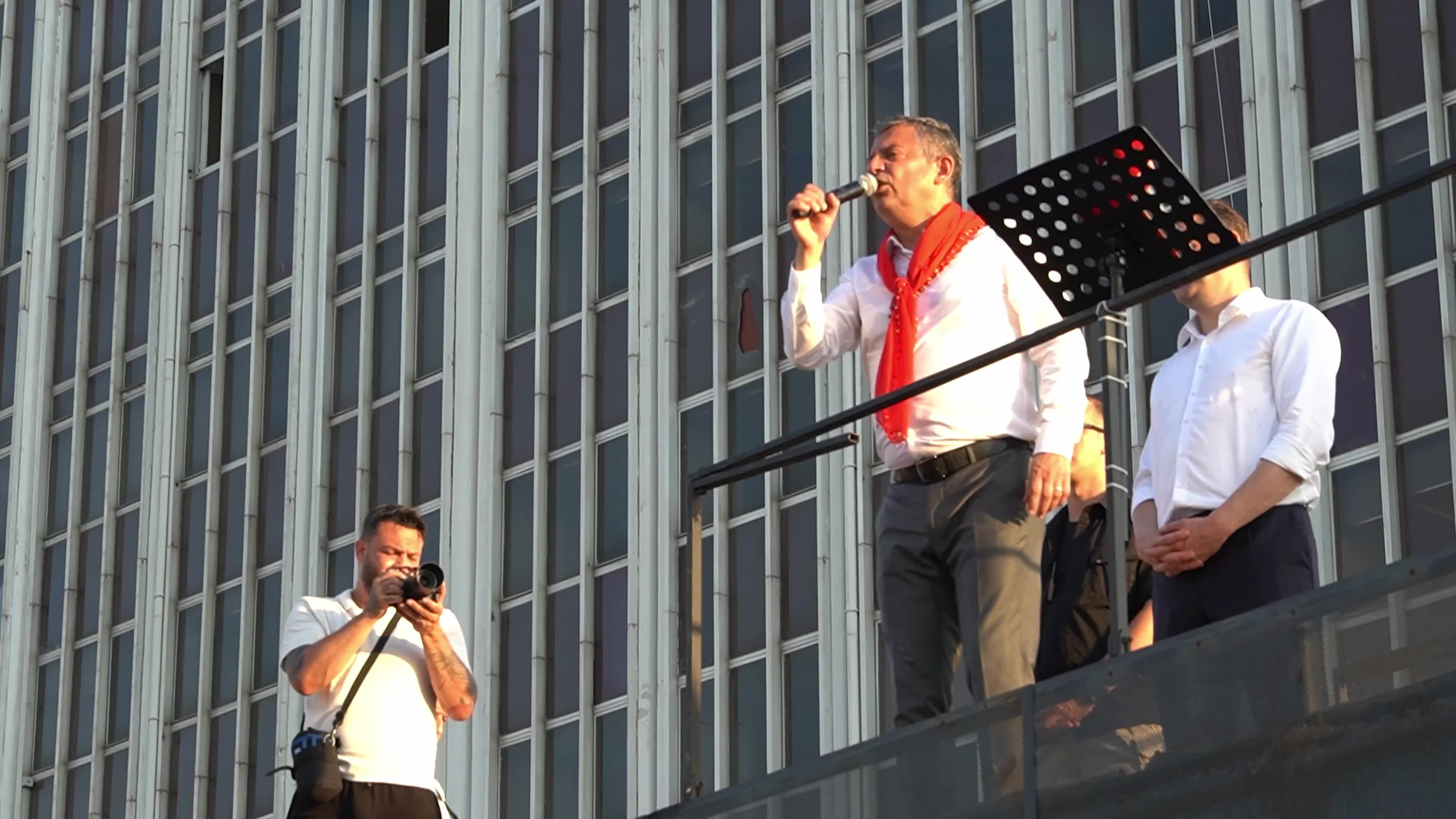 CHP Leader Ozgur Ozel Attends Rally and March, Izmir, Turkey