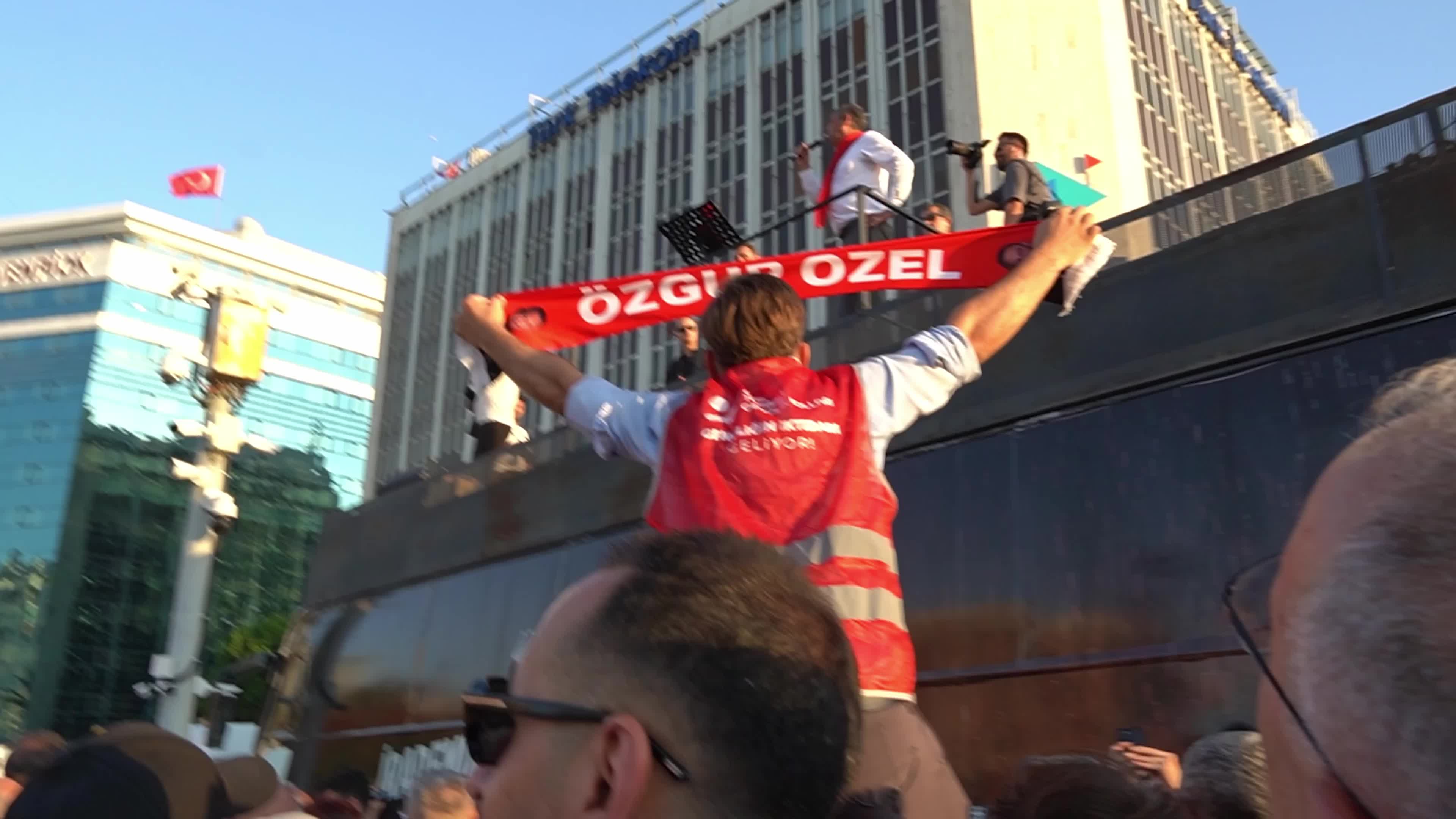 CHP Leader Ozgur Ozel Attends Rally and March, Izmir, Turkey