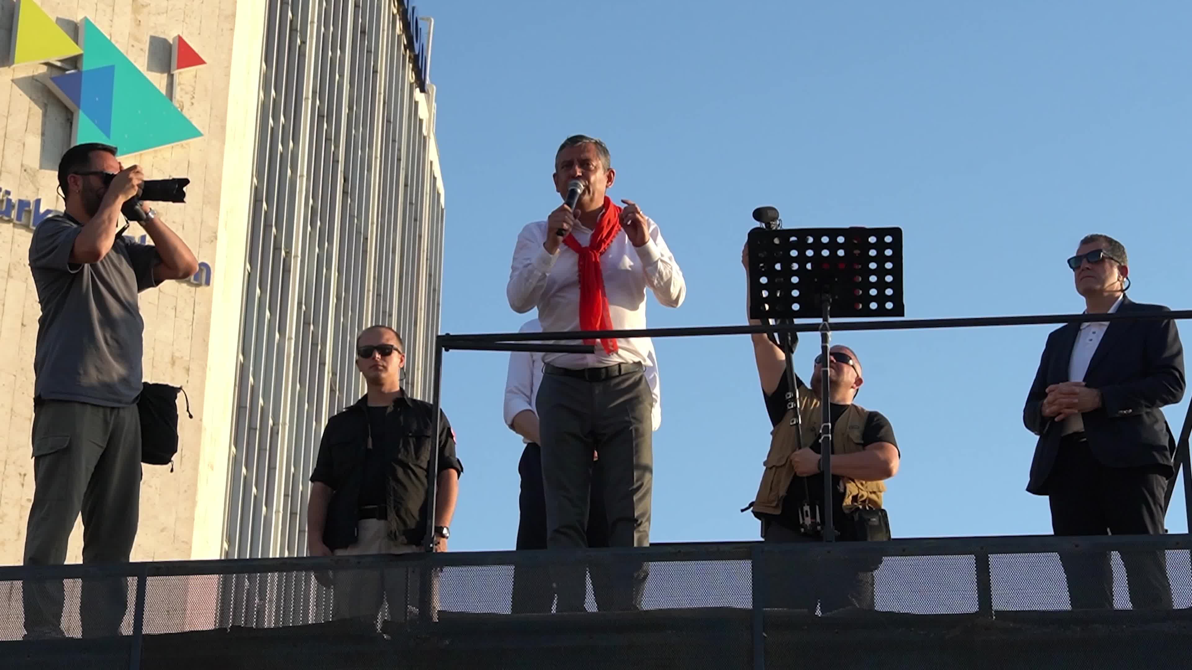CHP Leader Ozgur Ozel Attends Rally and March, Izmir, Turkey