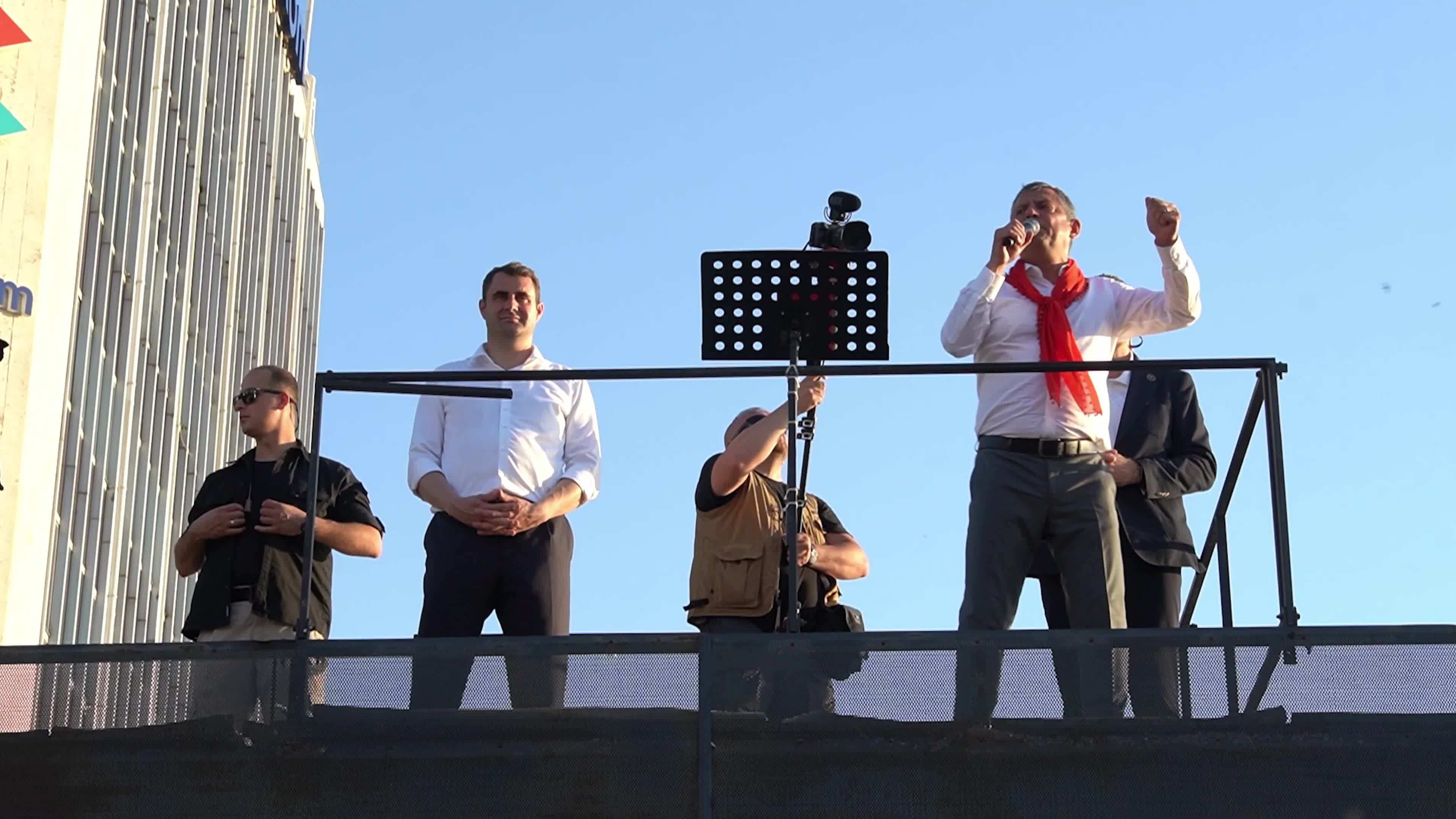 CHP Leader Ozgur Ozel Attends Rally and March, Izmir, Turkey