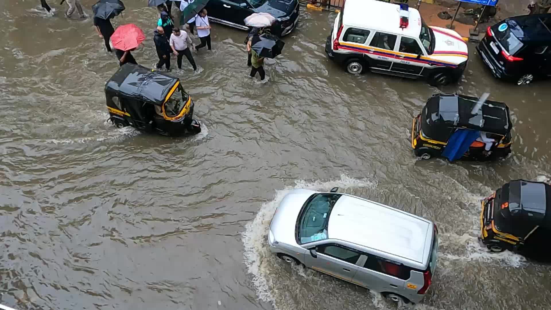 Monsoon Floods Disrupt City Life In Mumbai