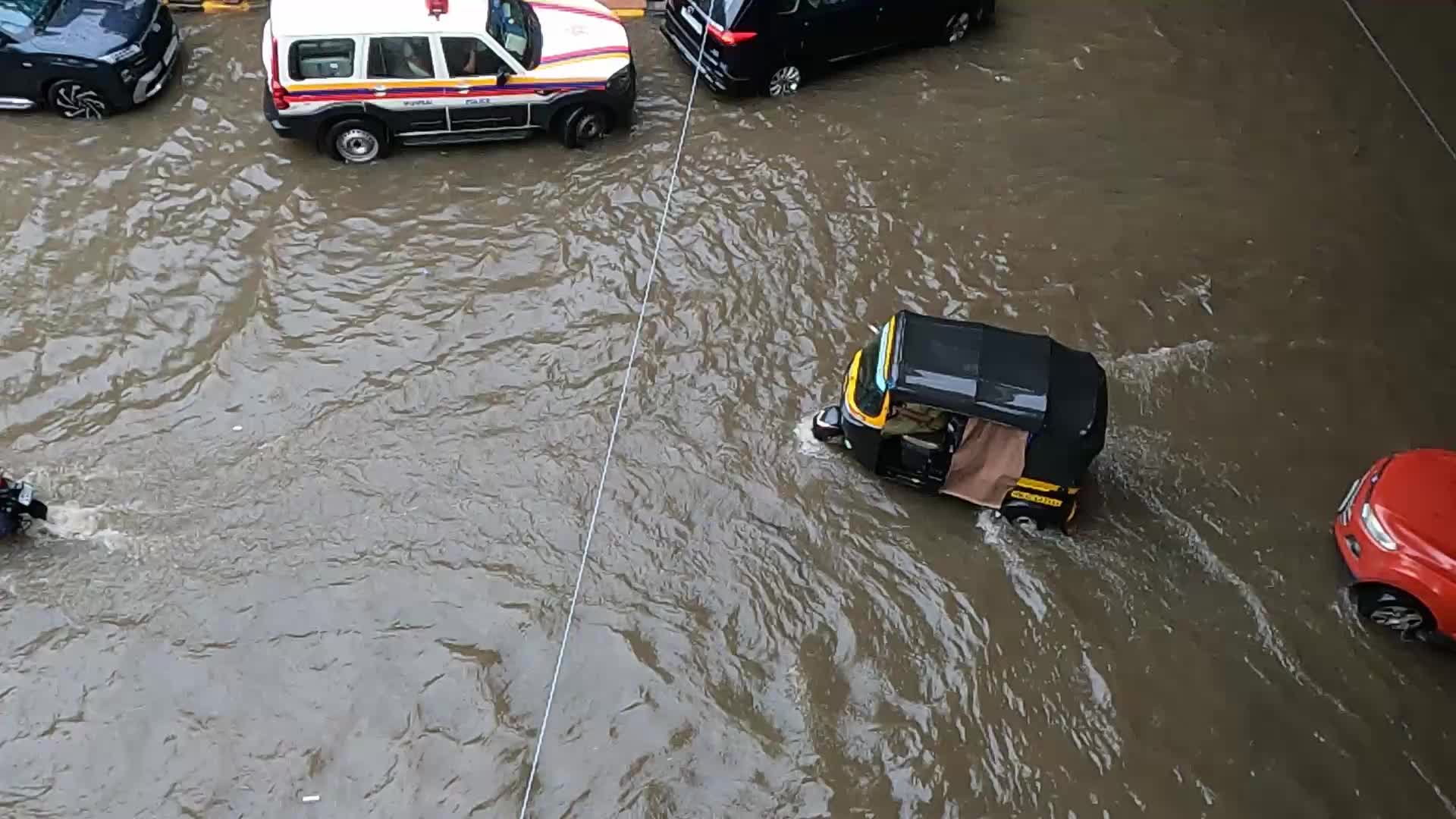 Monsoon Floods Disrupt City Life In Mumbai