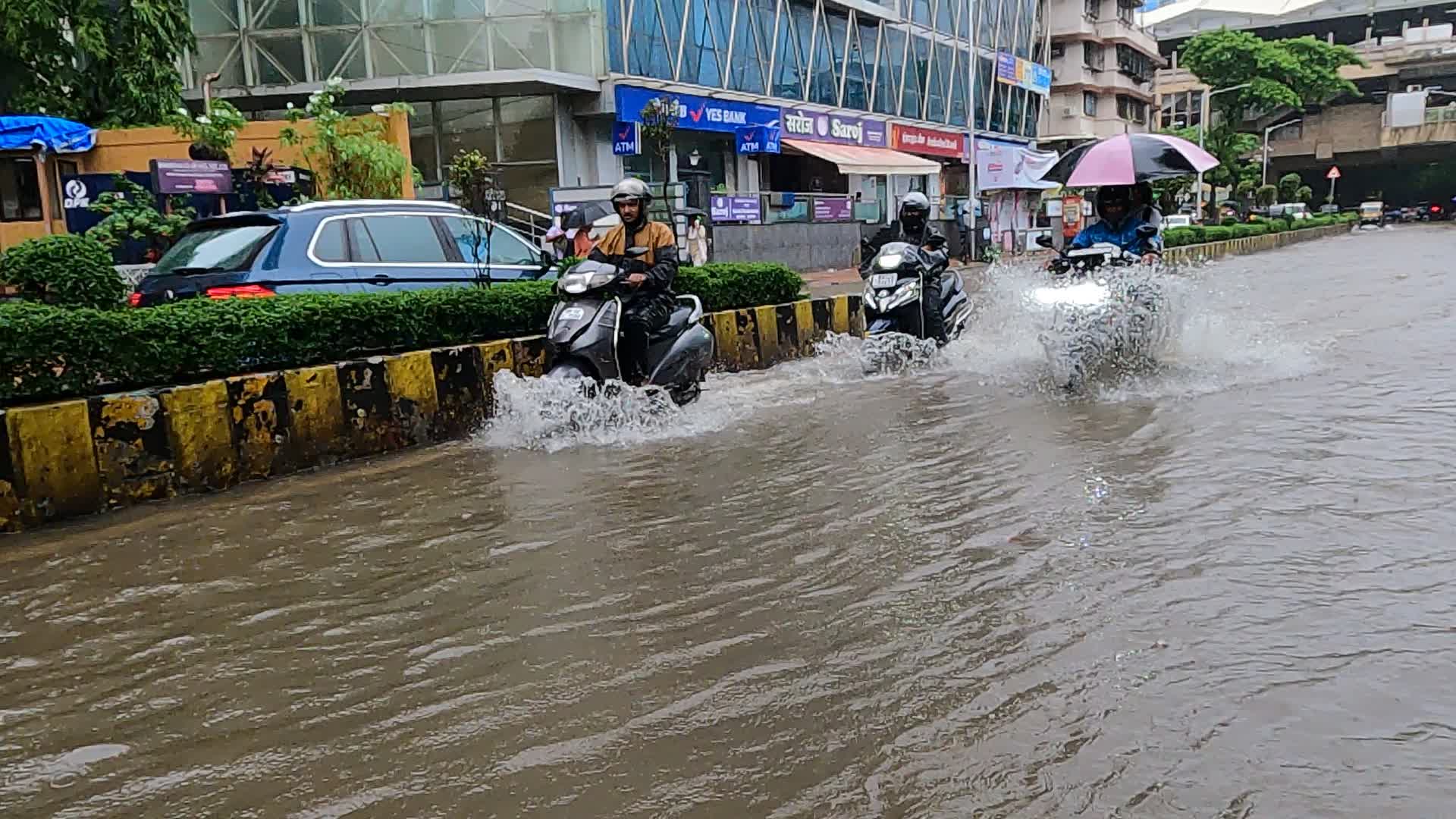 Monsoon Floods Disrupt City Life In Mumbai