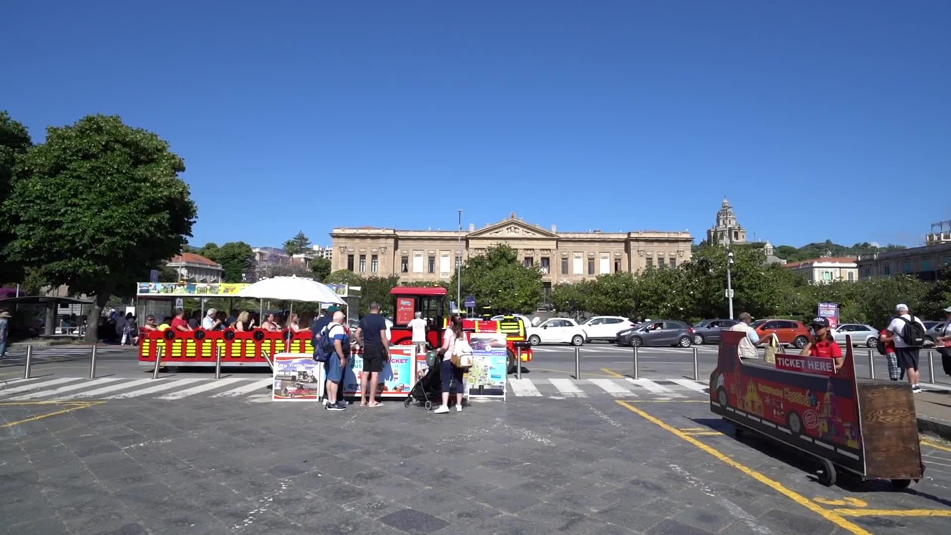 Tourists in Messina