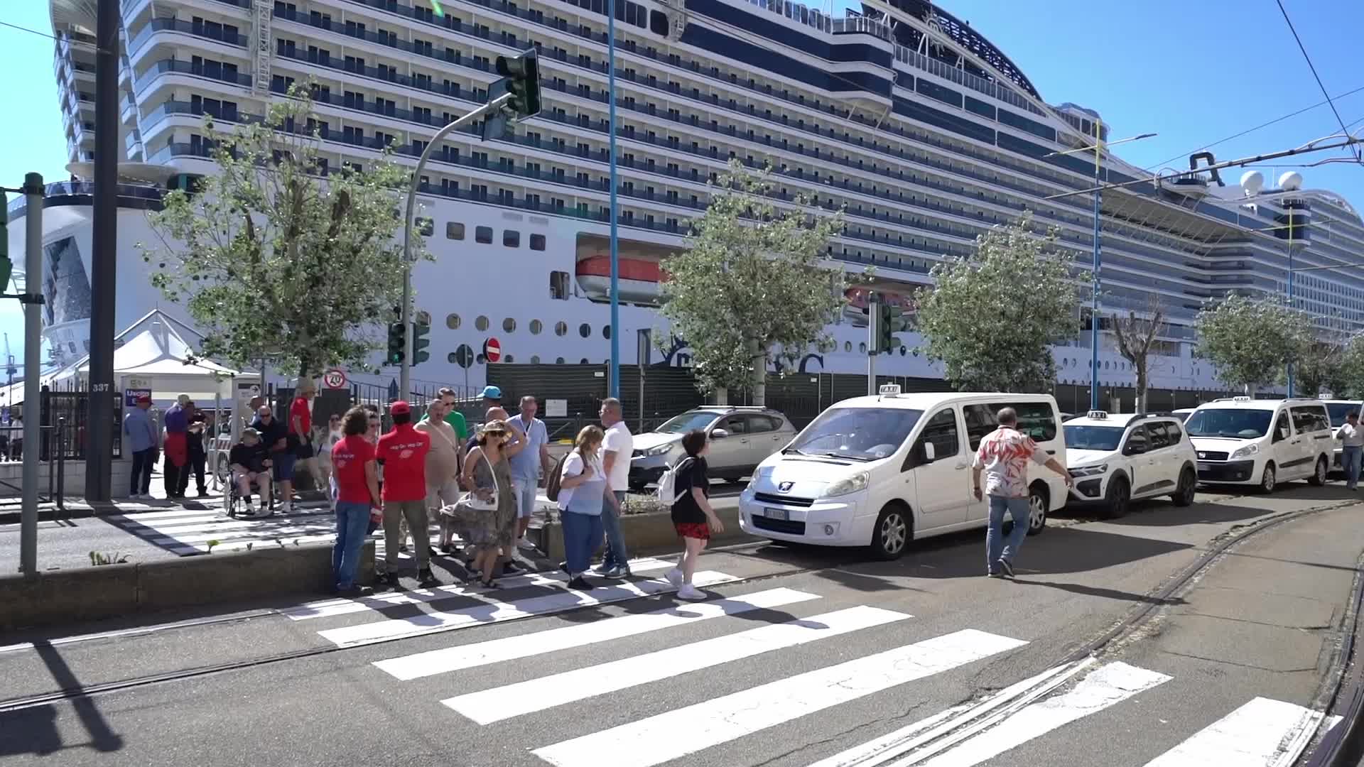 Tourists in Messina
