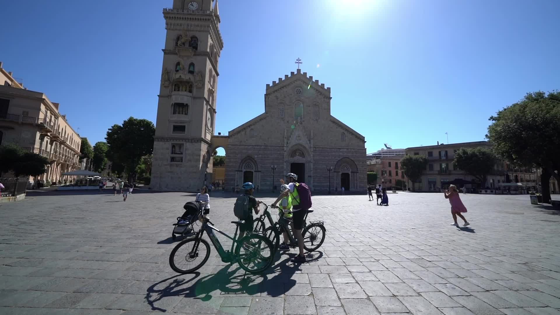 Tourists in Messina
