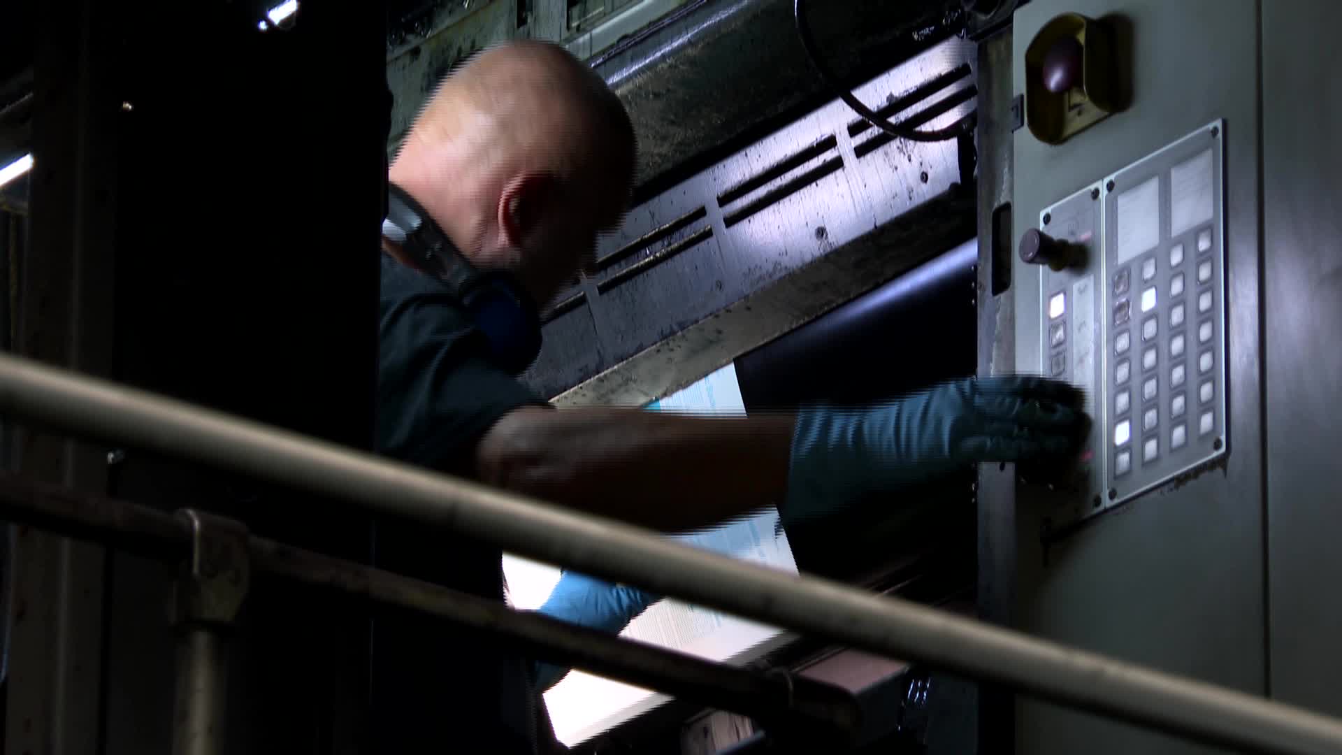Printing press in Poland