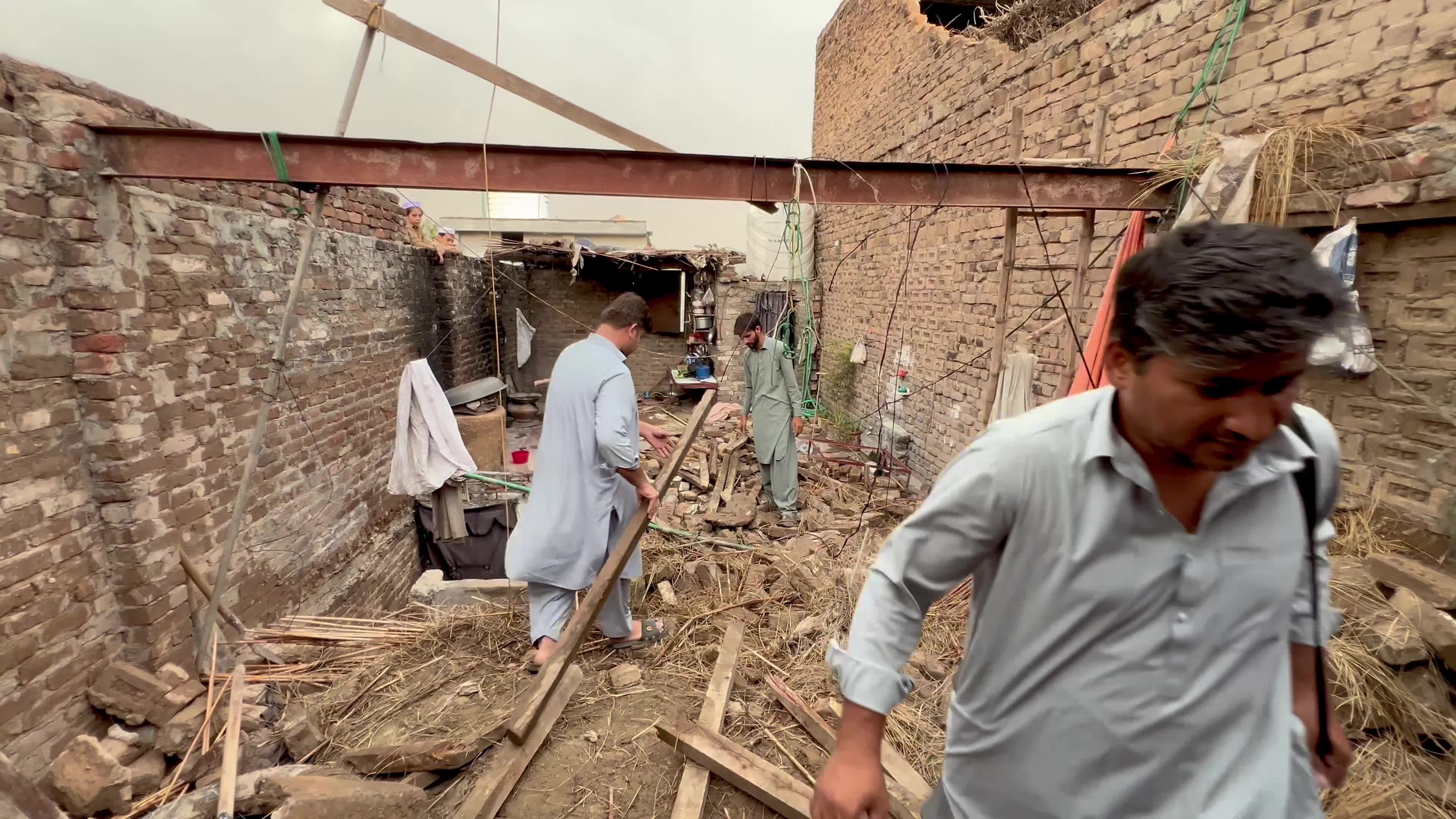 Severe Storm and Heavy Rain Lash Peshawar, Leaving Widespread Damage and Multiple Injuries