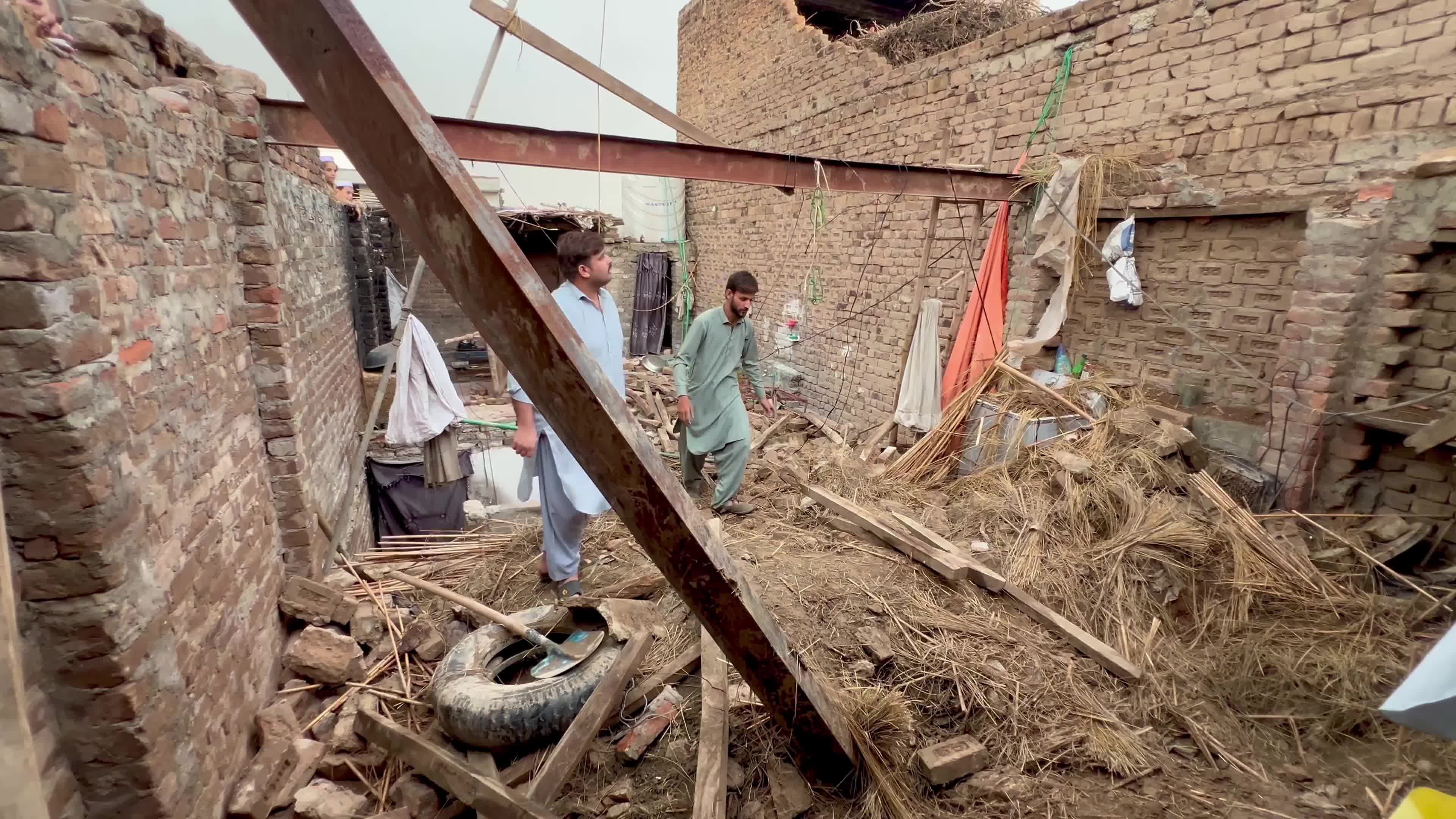 Severe Storm and Heavy Rain Lash Peshawar, Leaving Widespread Damage and Multiple Injuries