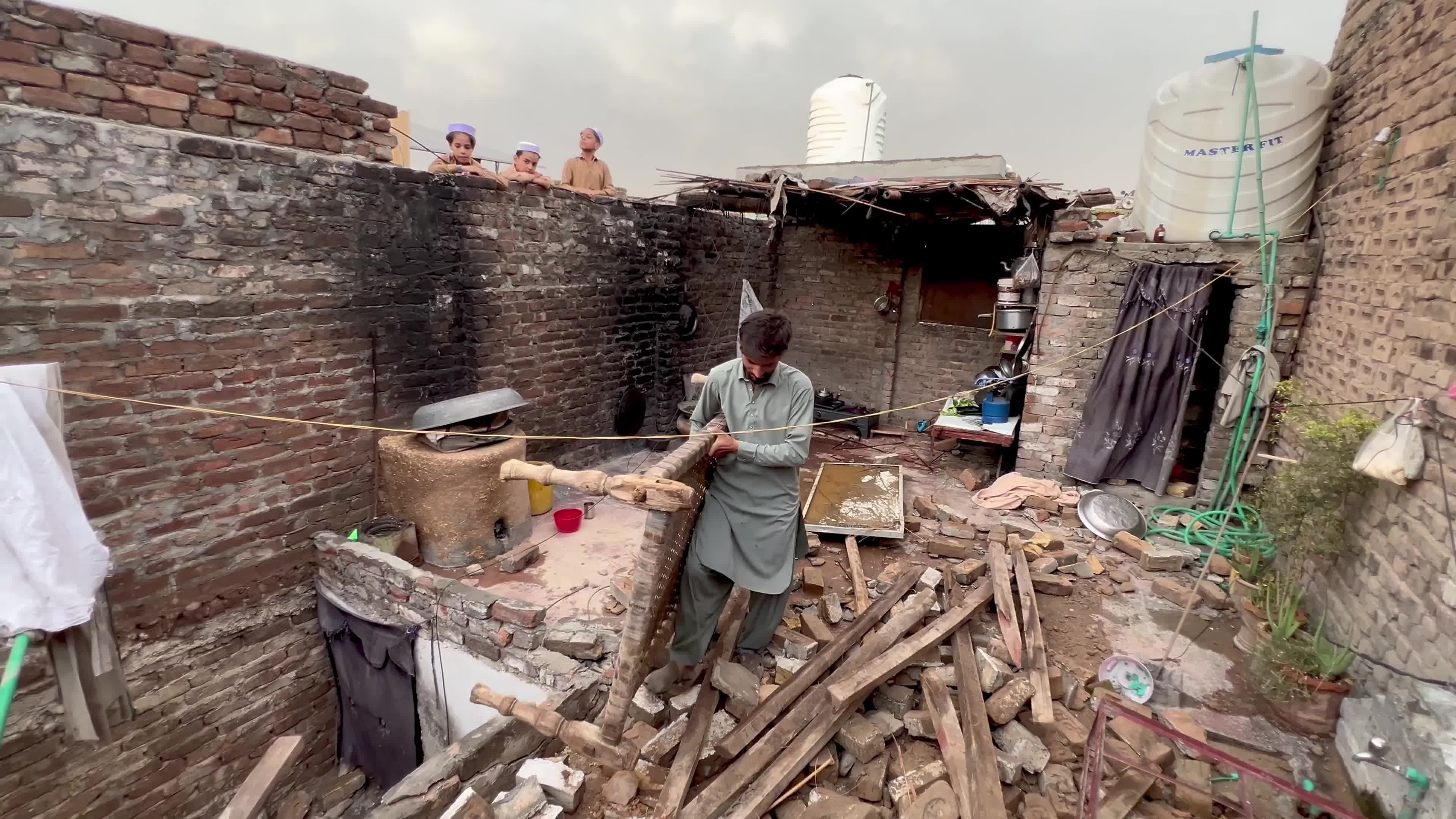 Severe Storm and Heavy Rain Lash Peshawar, Leaving Widespread Damage and Multiple Injuries