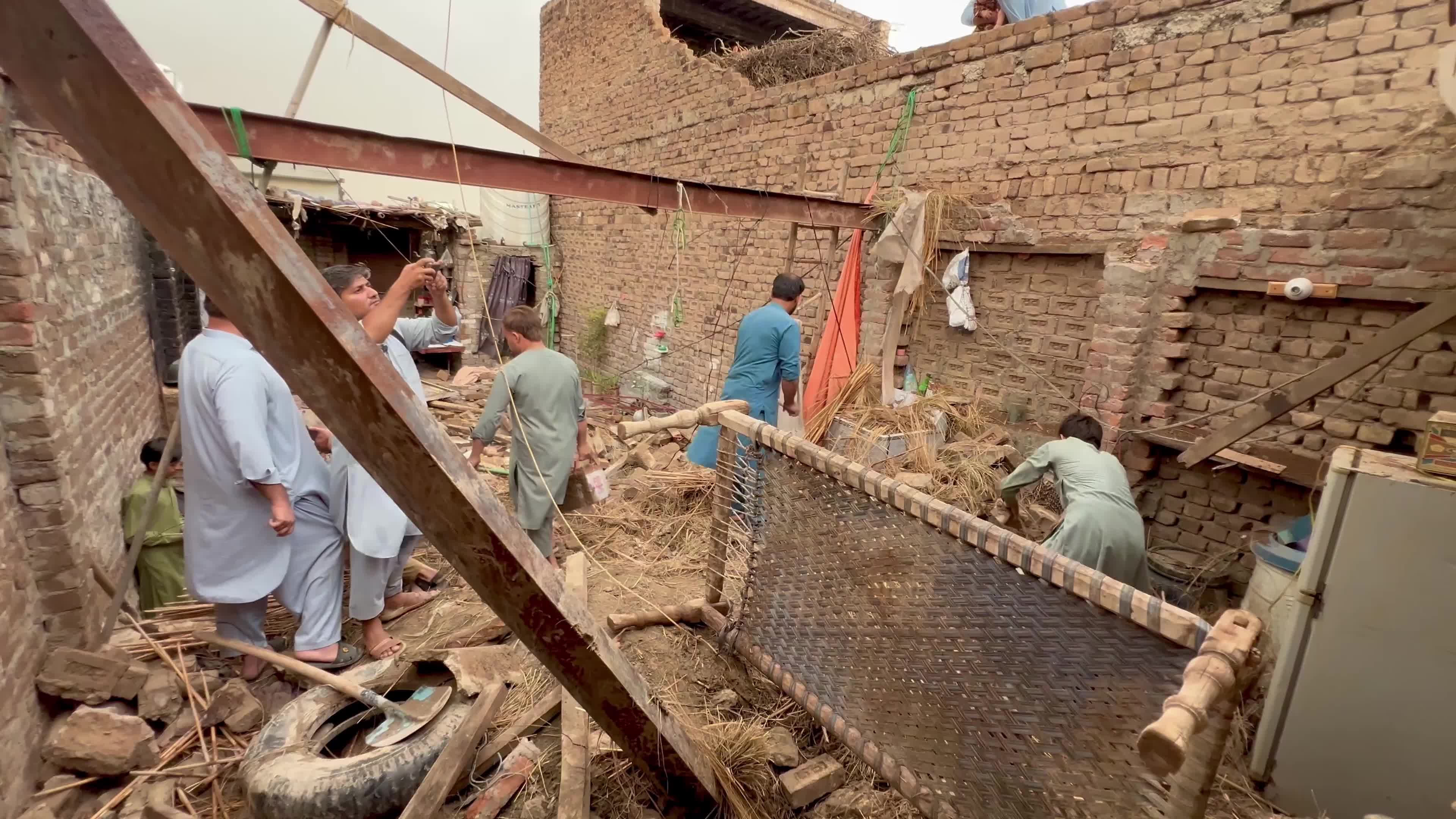 Severe Storm and Heavy Rain Lash Peshawar, Leaving Widespread Damage and Multiple Injuries