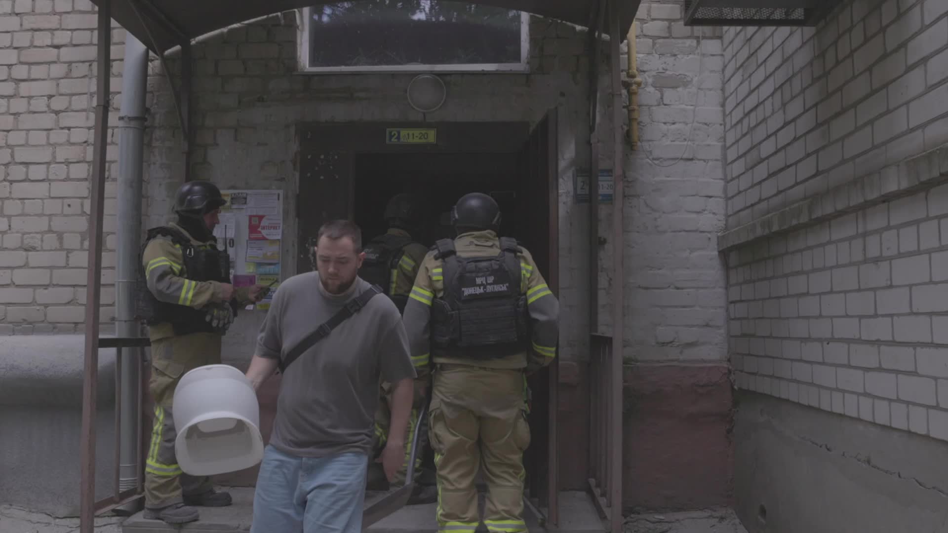 Aftermath of Russian Aistrike In Kharkiv, Ukraine
