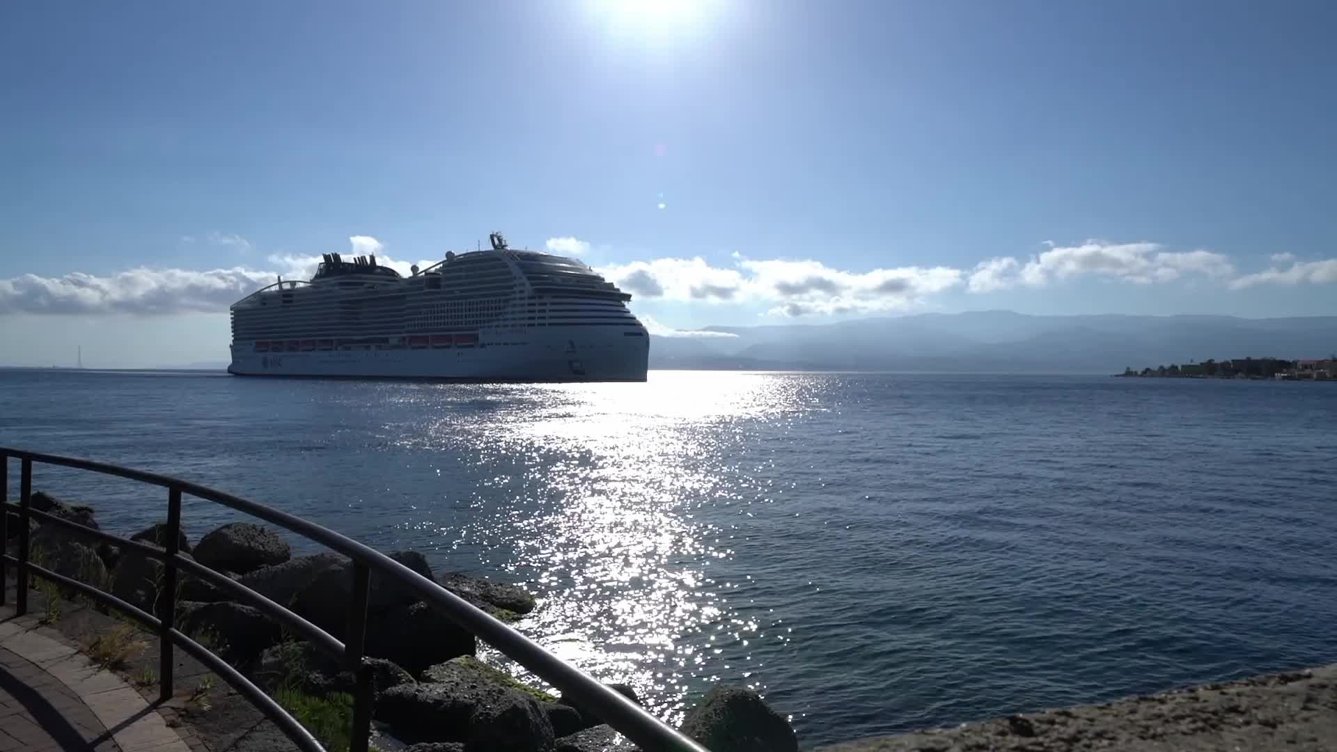 Tourists in Messina