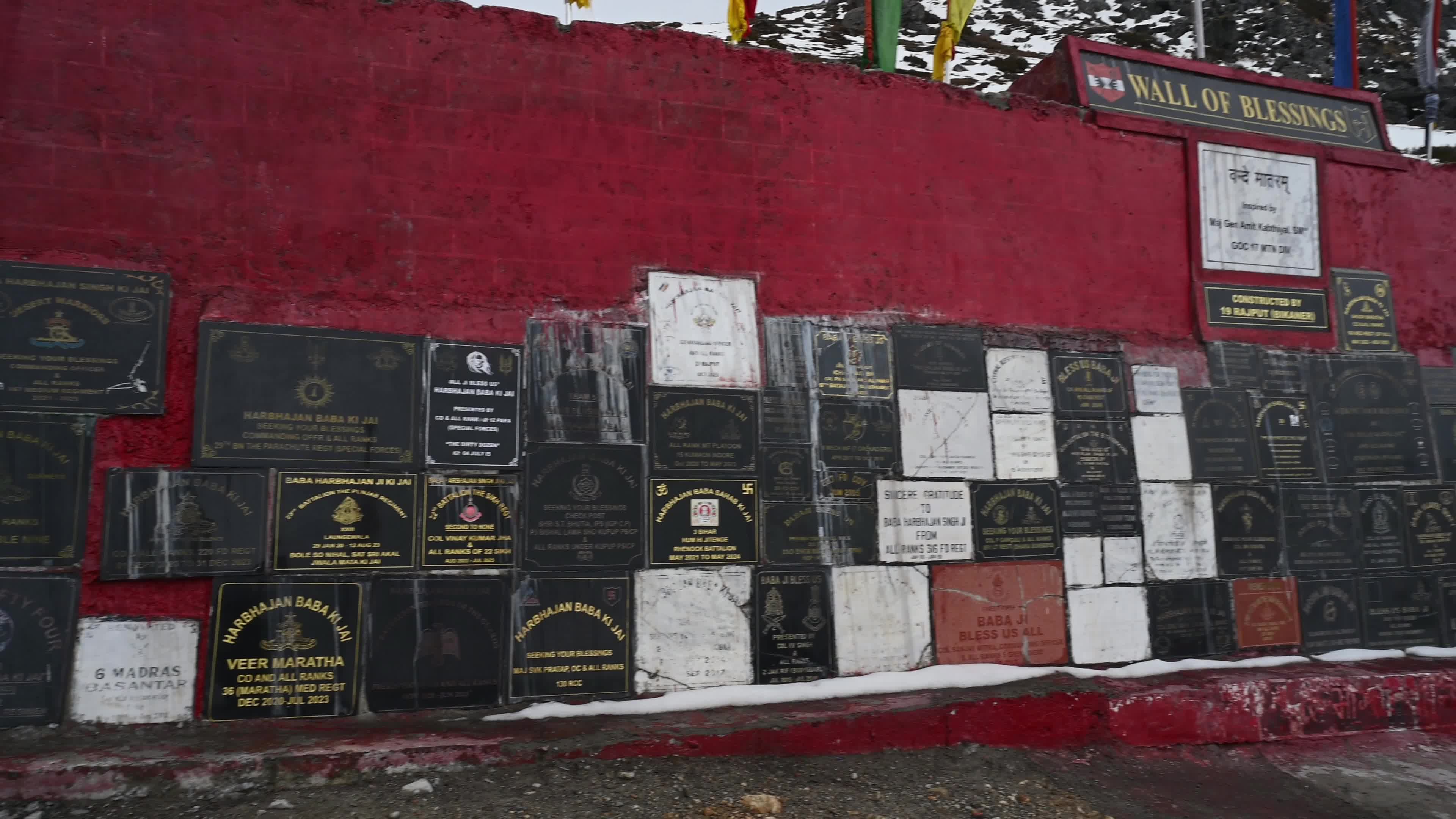 Indian soldier bunker - Old Baba Harbhajan Singh Temple - The Himalaya - Temple in Sikkim - Indian Army