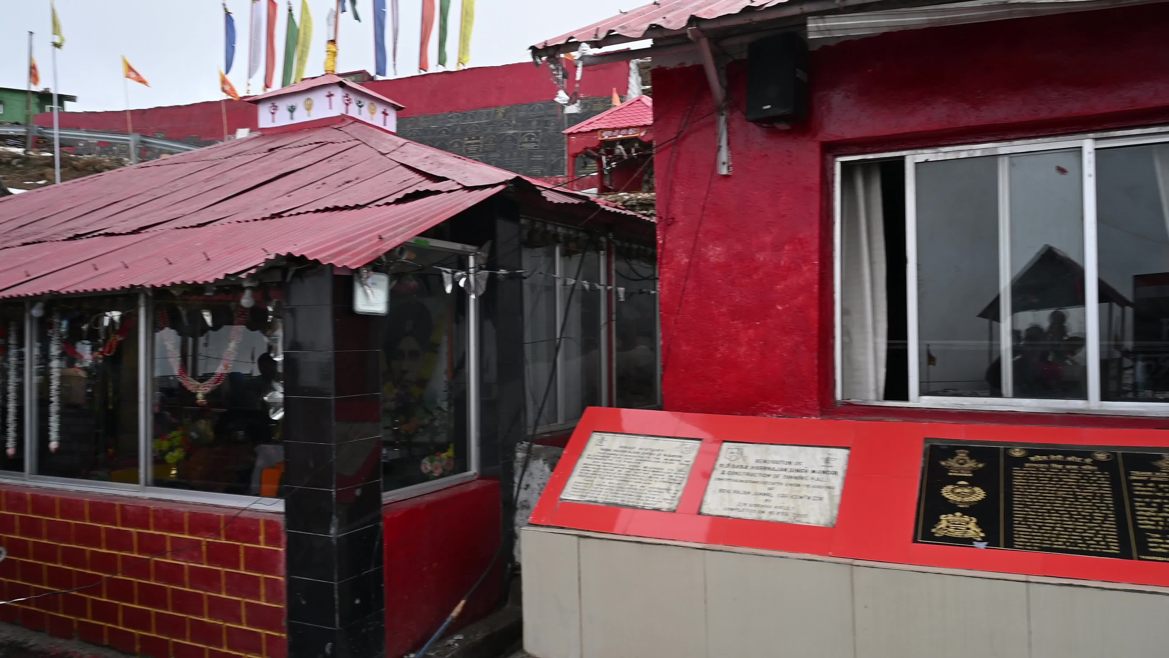 Indian soldier bunker - Old Baba Harbhajan Singh Temple - The Himalaya - Temple in Sikkim - Indian Army
