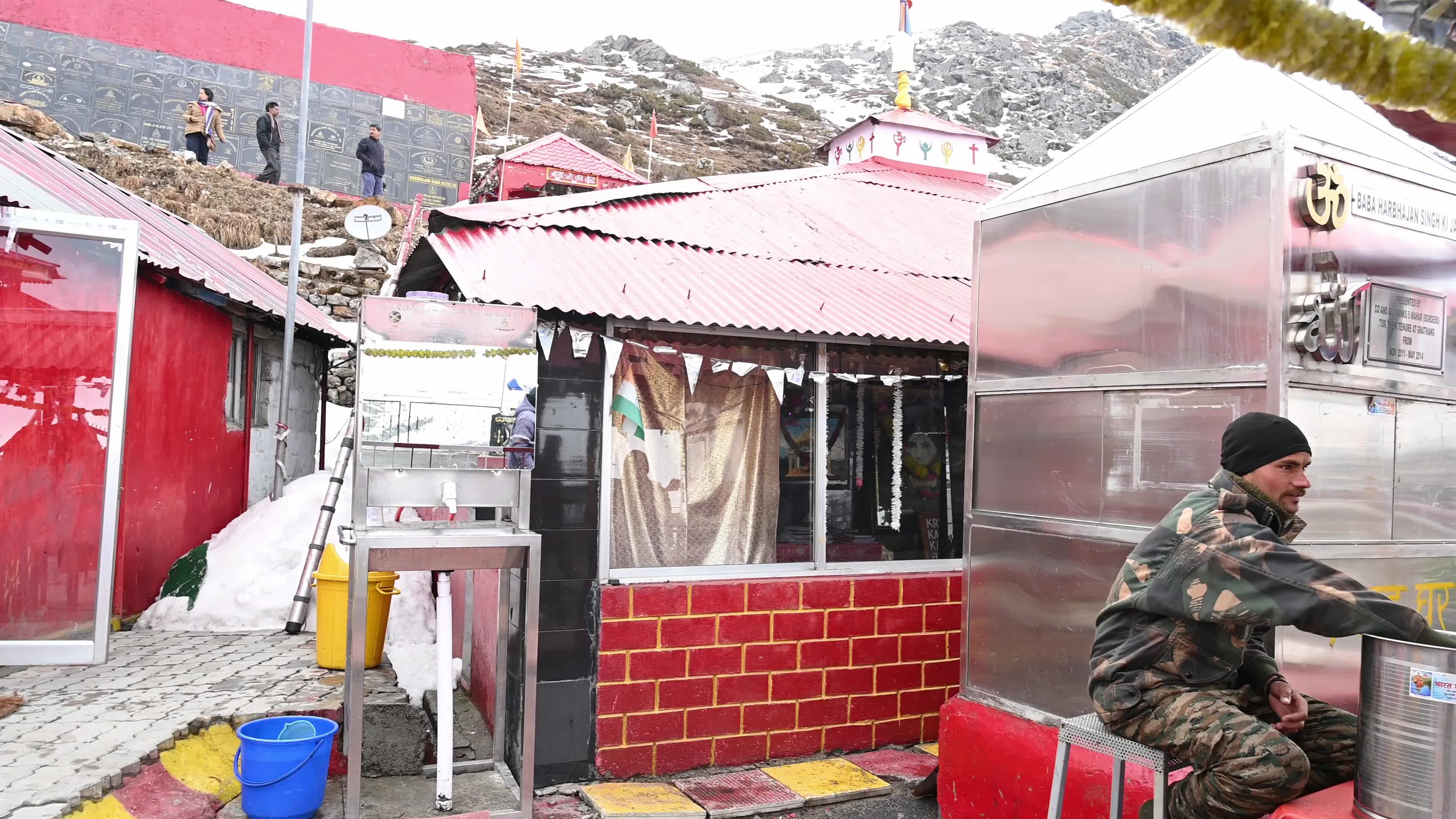 Indian soldier bunker - Old Baba Harbhajan Singh Temple - The Himalaya - Temple in Sikkim - Indian Army