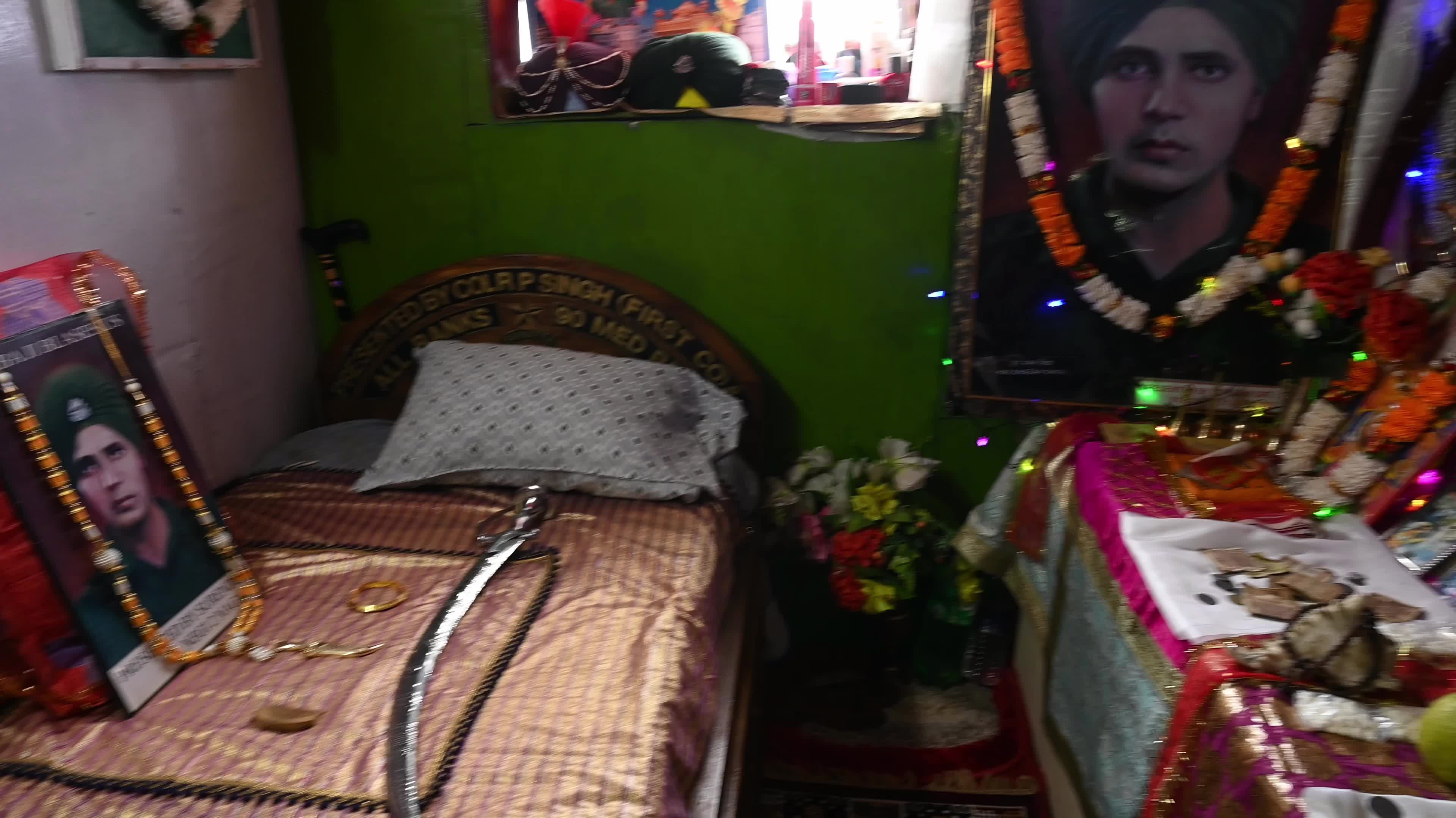 Indian soldier bunker - Old Baba Harbhajan Singh Temple - The Himalaya - Temple in Sikkim - Indian Army