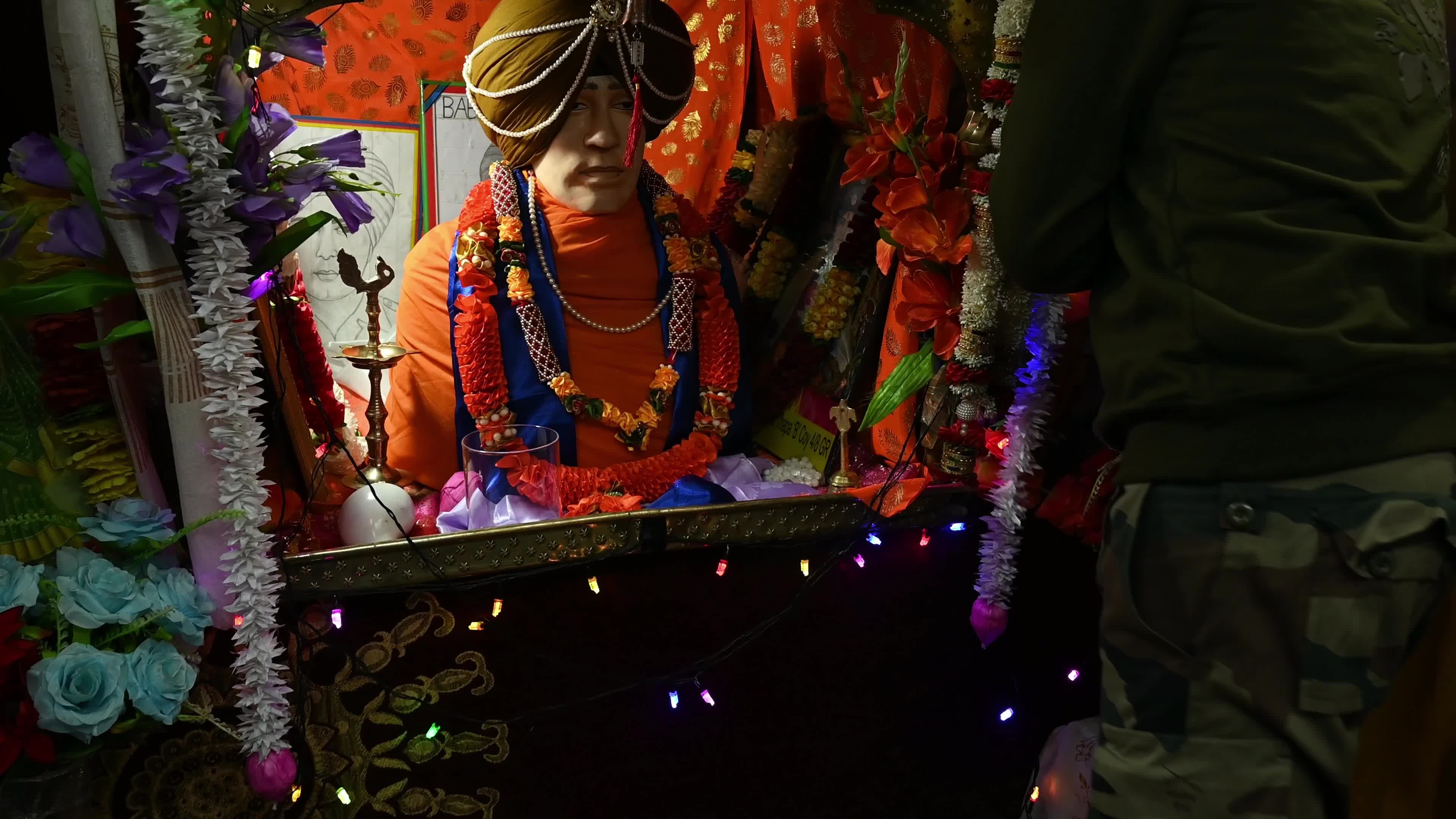 Indian soldier bunker - Old Baba Harbhajan Singh Temple - The Himalaya - Temple in Sikkim - Indian Army