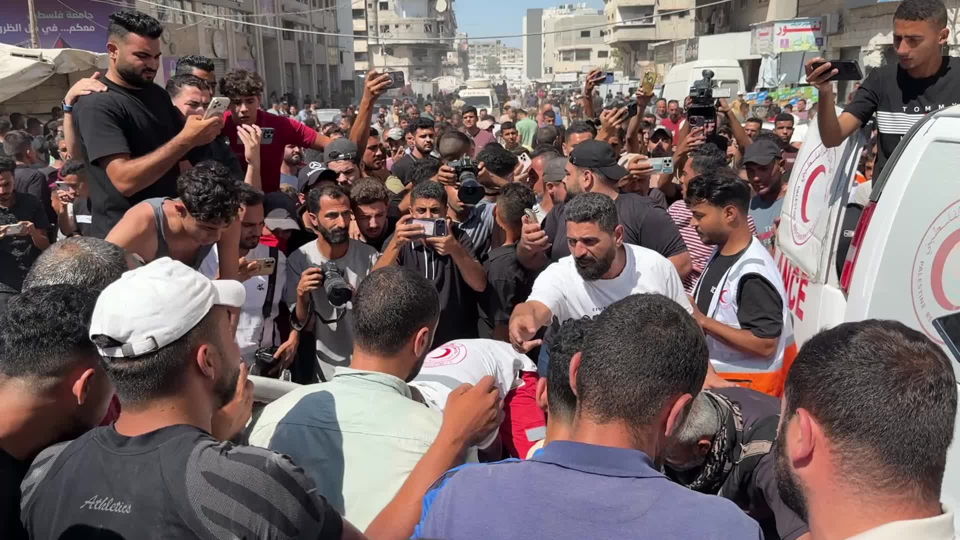 Aftermath Of Israeli Airstrike In Gaza, Palestine