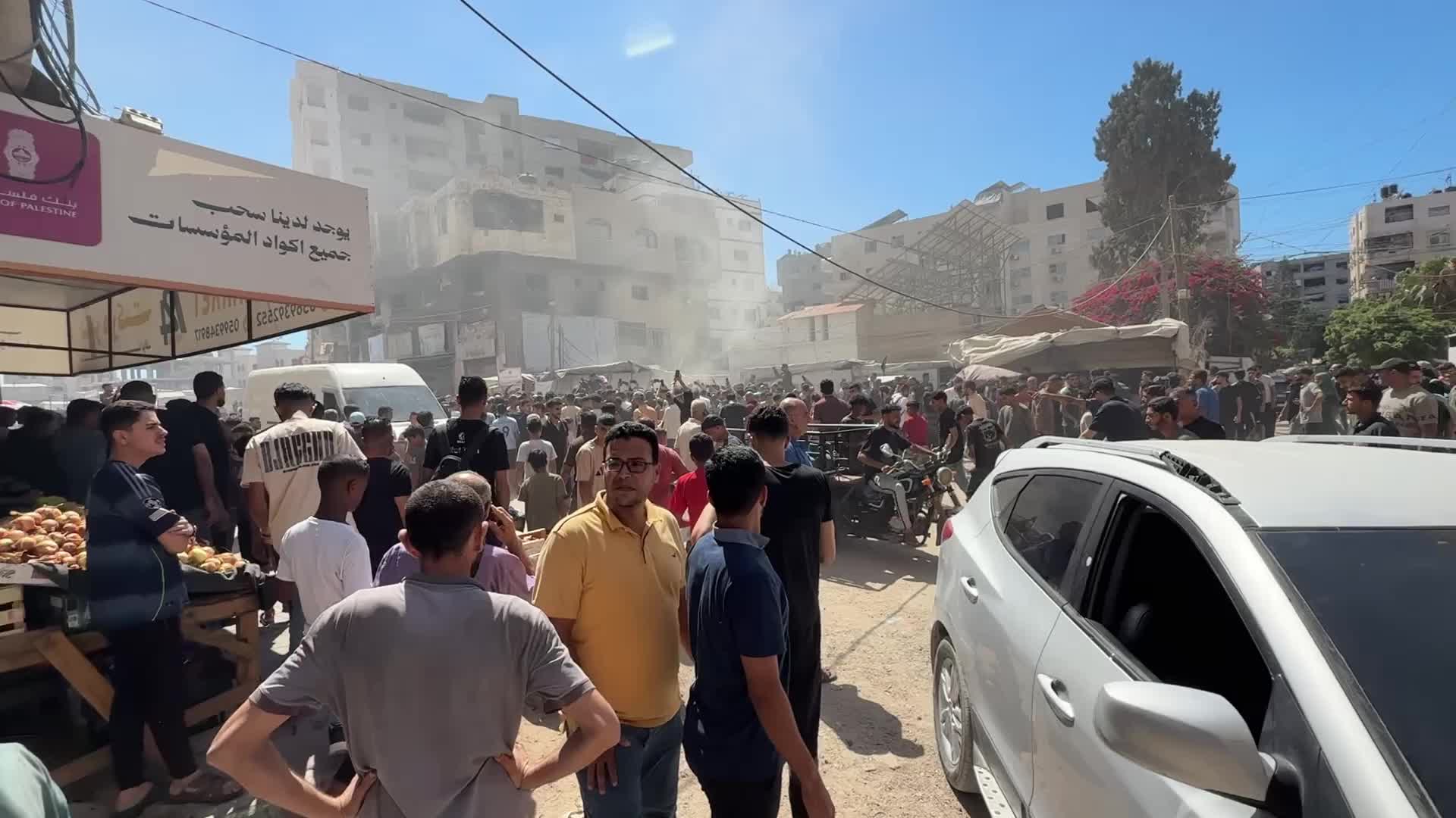 Aftermath Of Israeli Airstrike In Gaza, Palestine