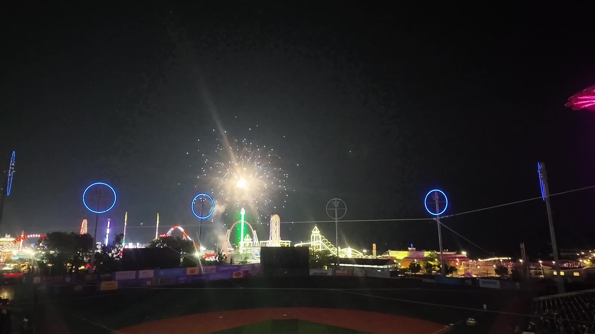 Wilmington Blue Rocks vs. Brooklyn Cyclones Post game fireworks