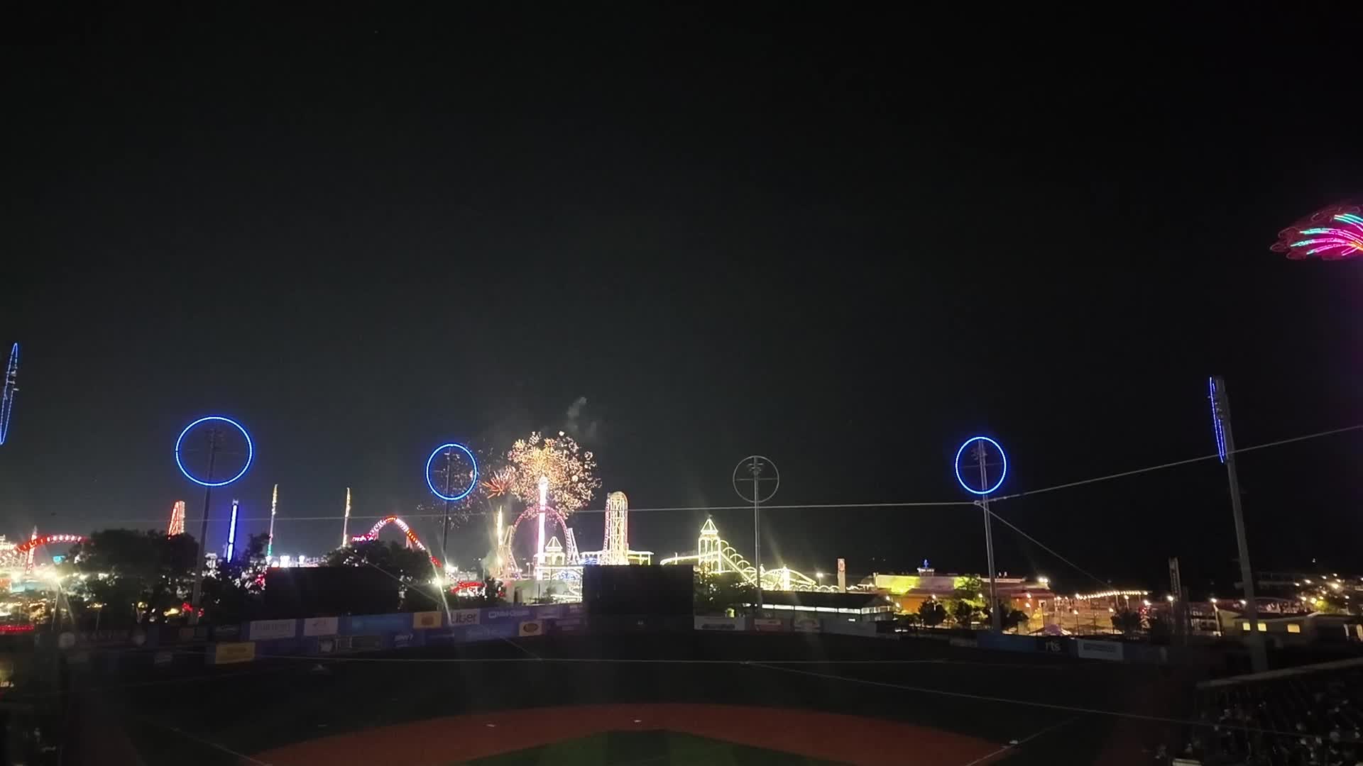 Wilmington Blue Rocks vs. Brooklyn Cyclones Post game fireworks