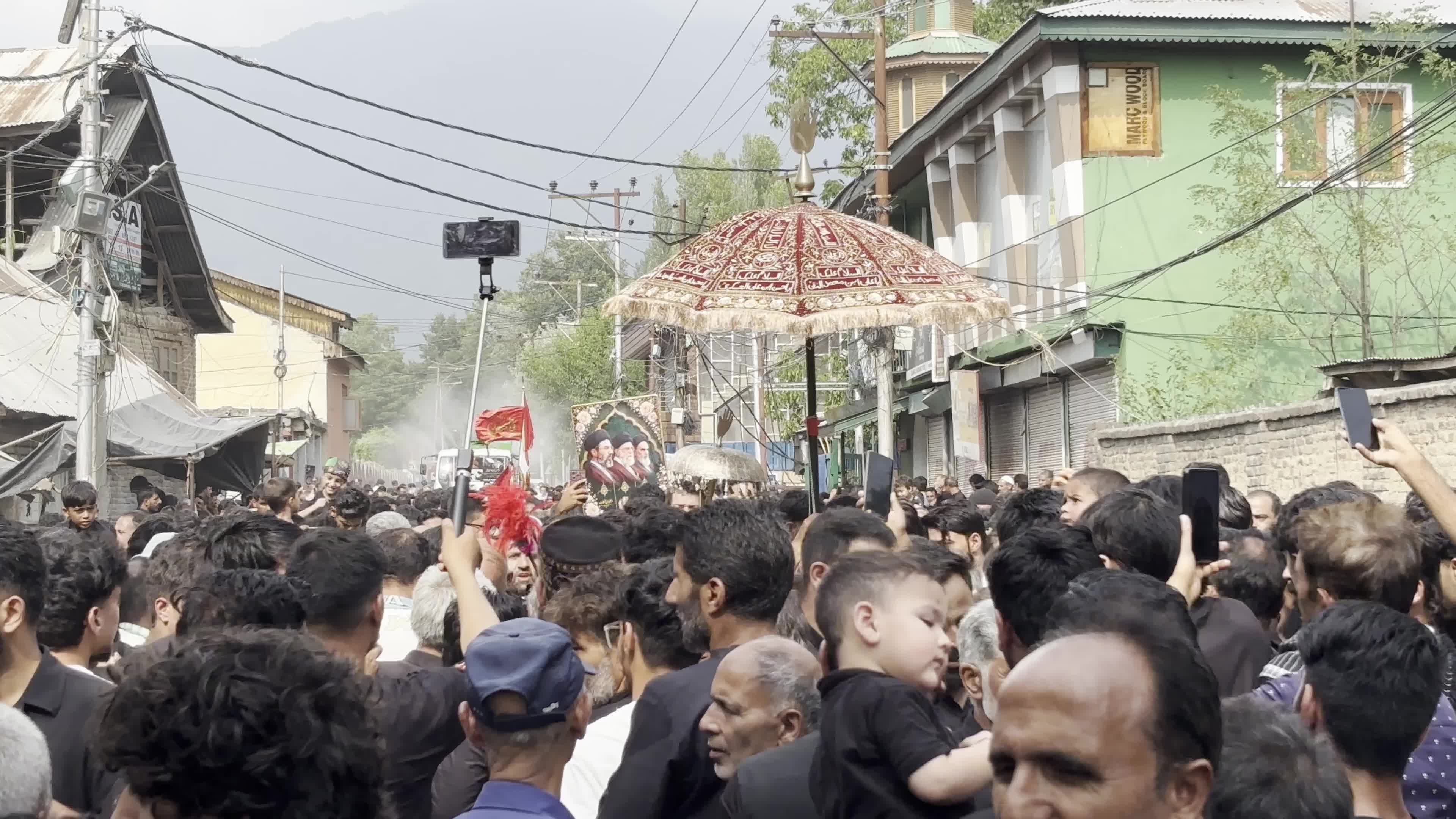 25th Muharram Procession in Kashmir, India