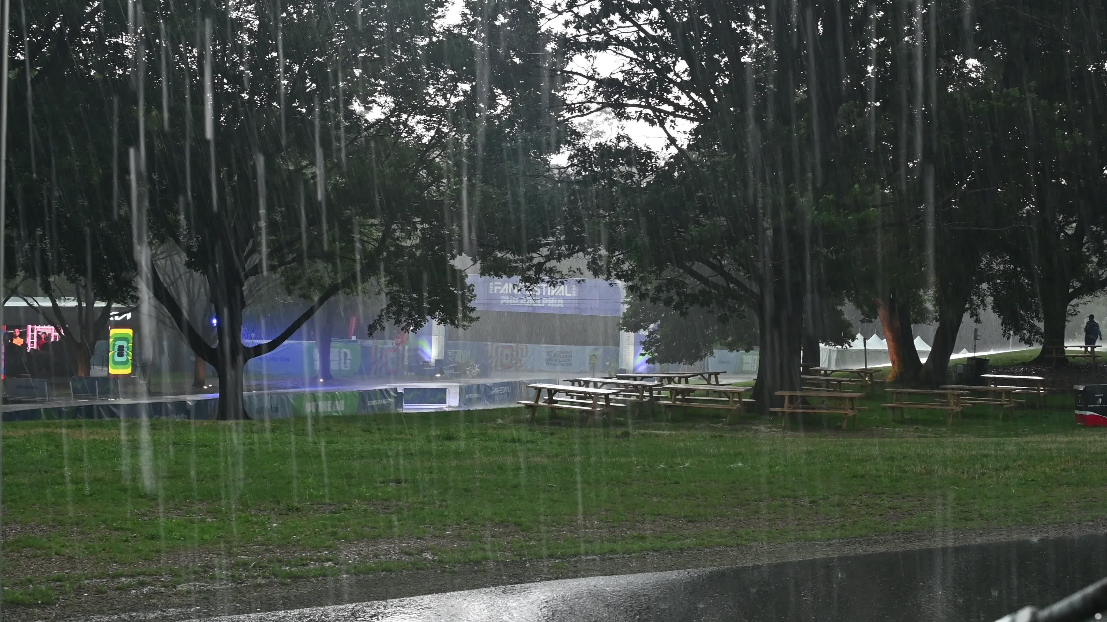 Severe Weather temporary halts FIFA FanFestival in Philadelphia