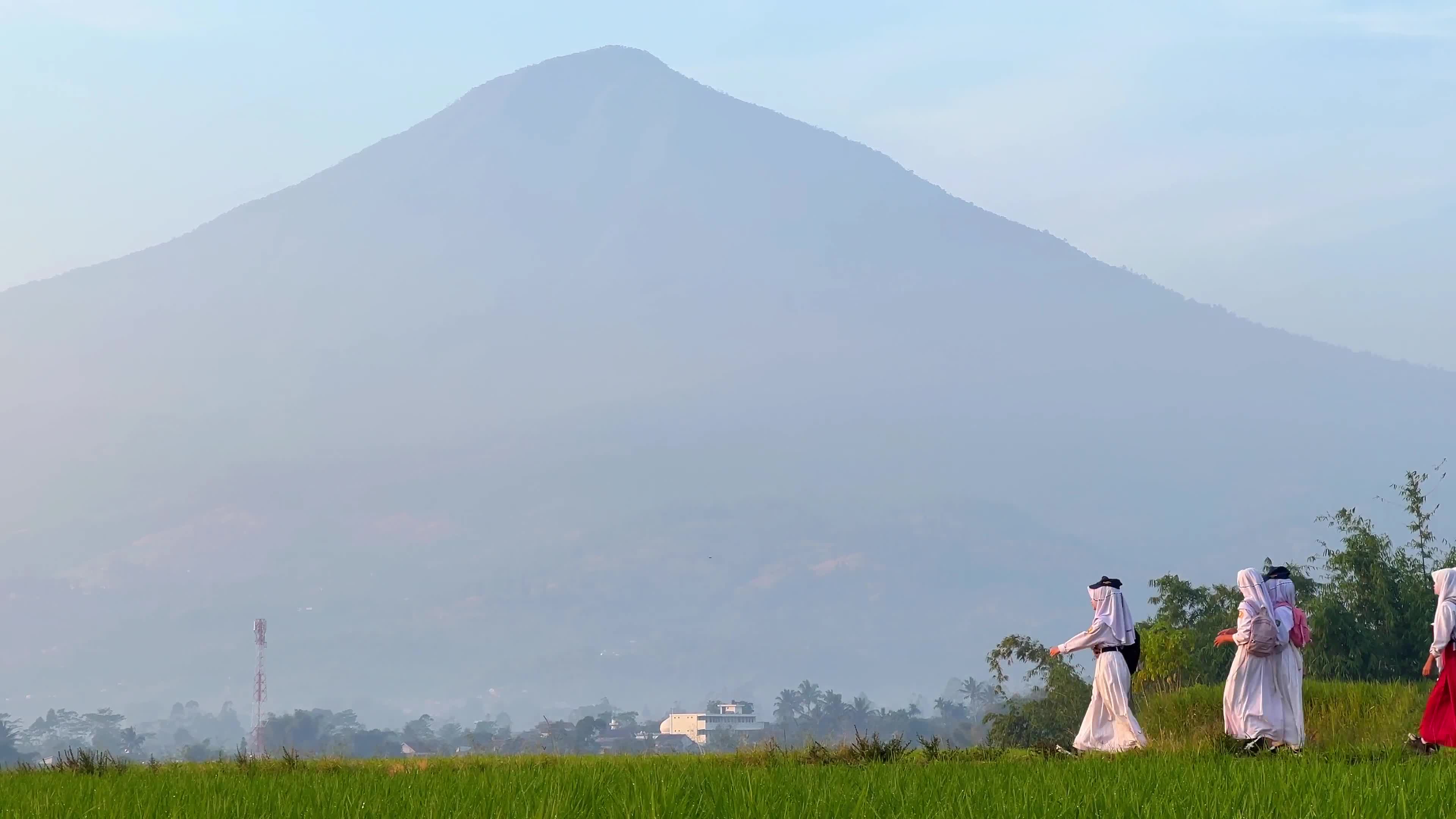First Day Of School In Garut West Java Indonesia