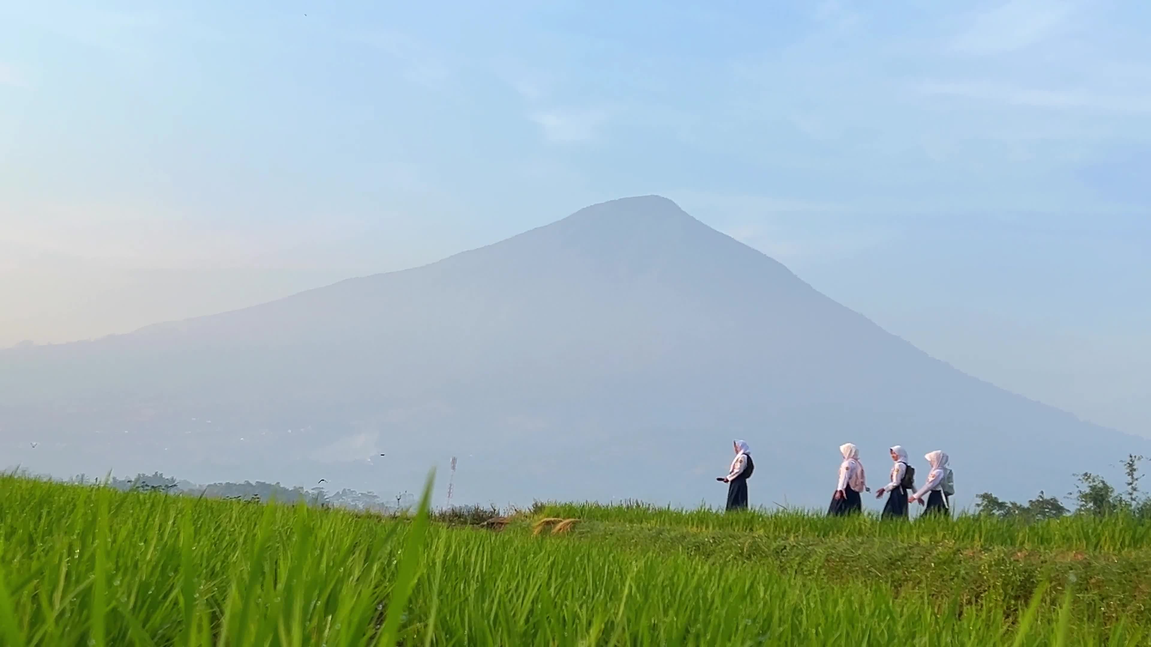 First Day Of School In Garut West Java Indonesia