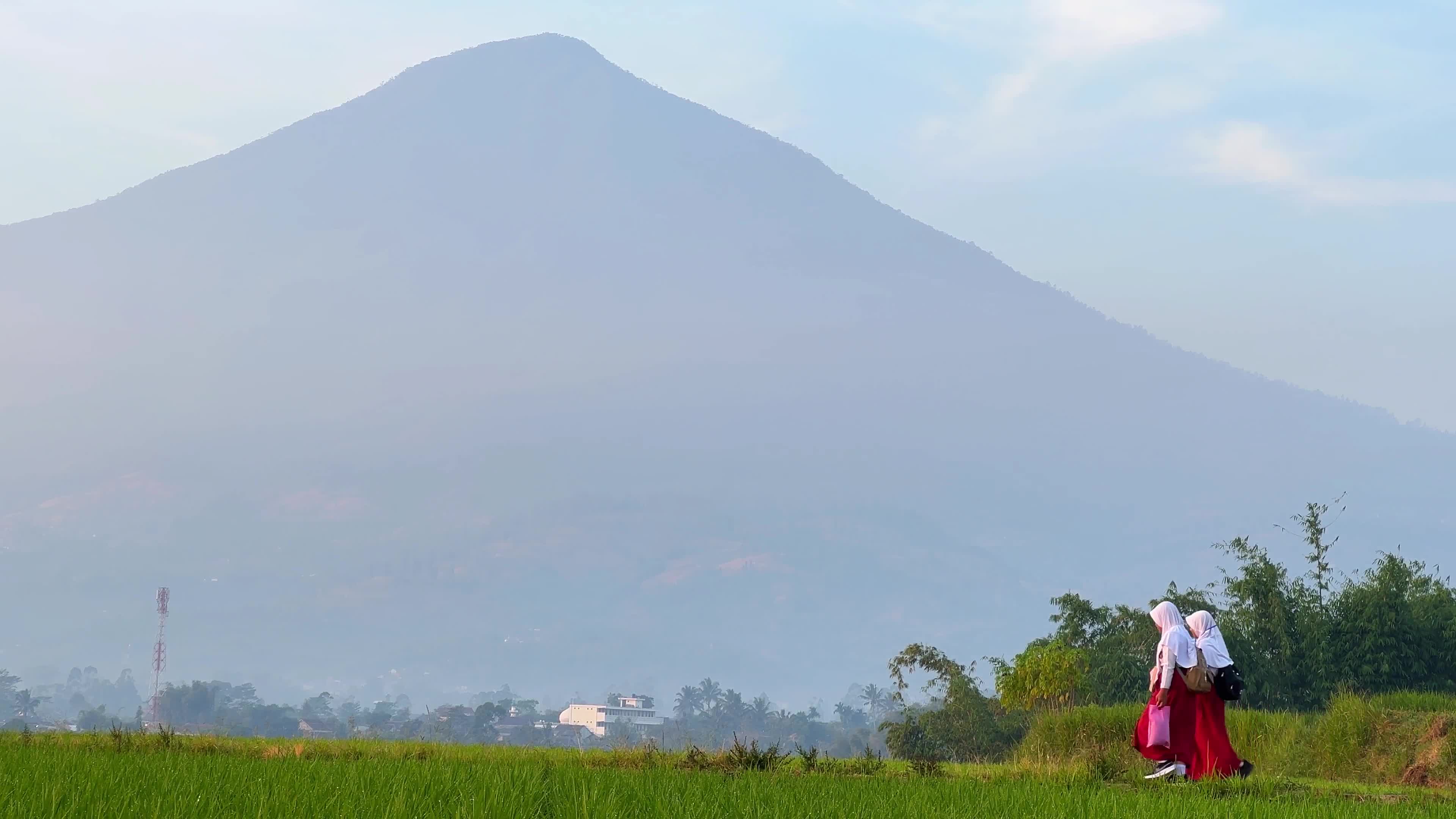 First Day Of School In Garut West Java Indonesia