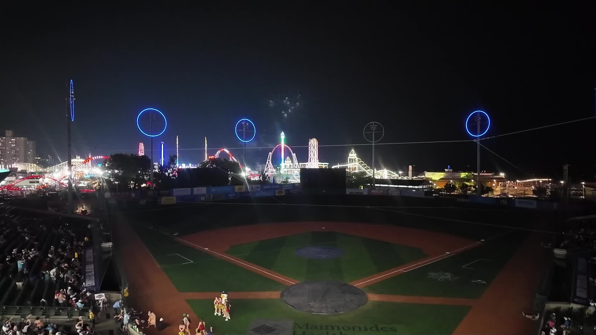 Wilmington Blue Rocks vs. Brooklyn Cyclones Post game fireworks