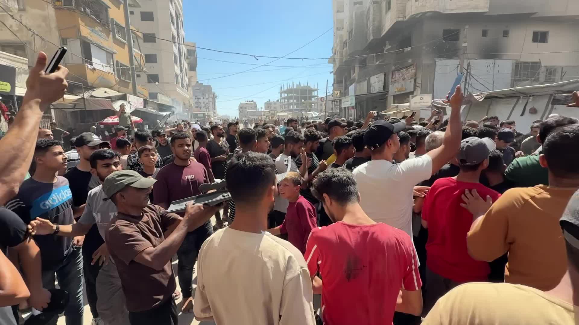 Aftermath Of Israeli Airstrike In Gaza, Palestine
