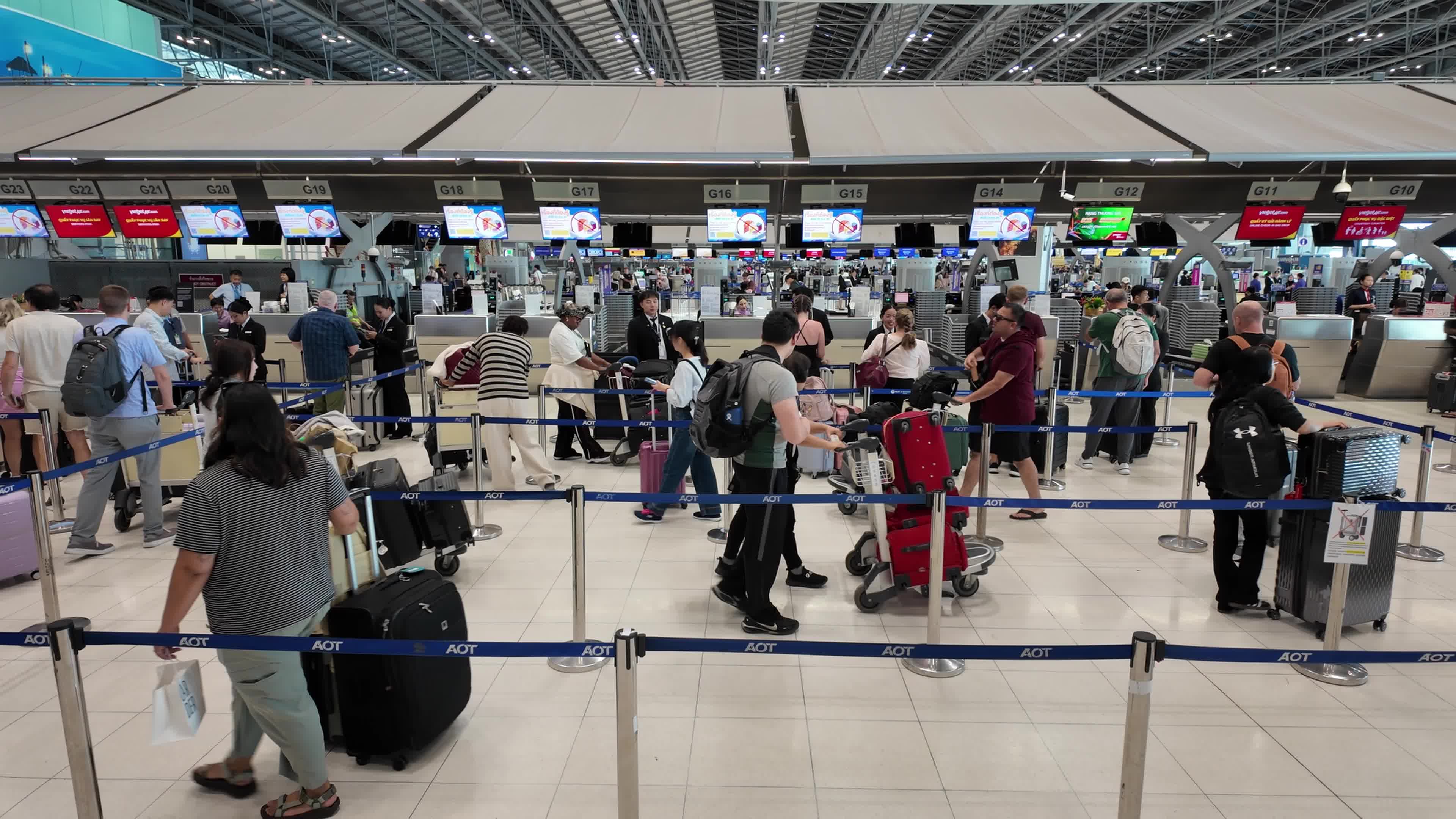 Suvarnabhumi Airport in Bangkok