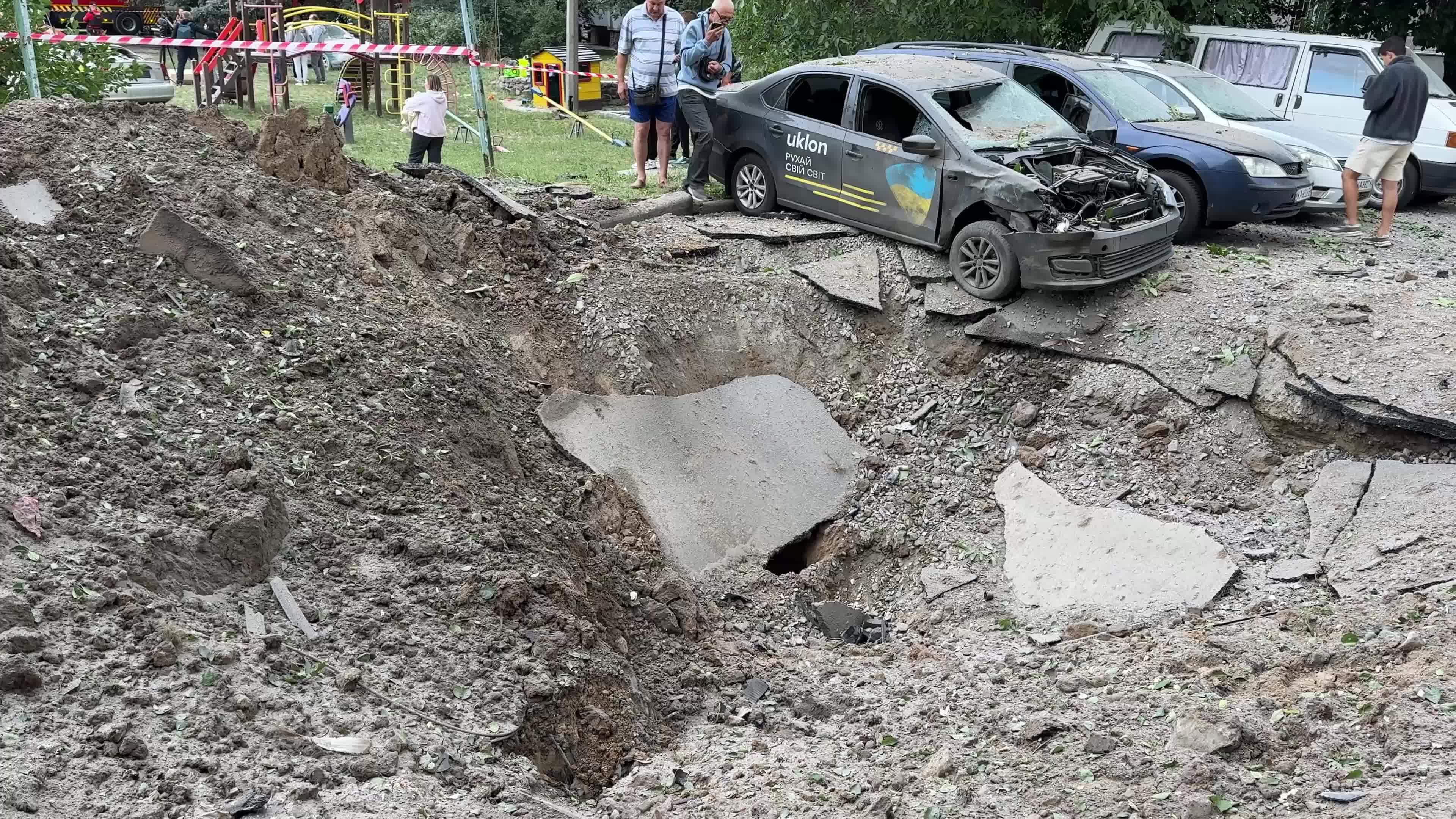 Russia’s massive overnight missile and drone attack in Kyiv, Ukraine