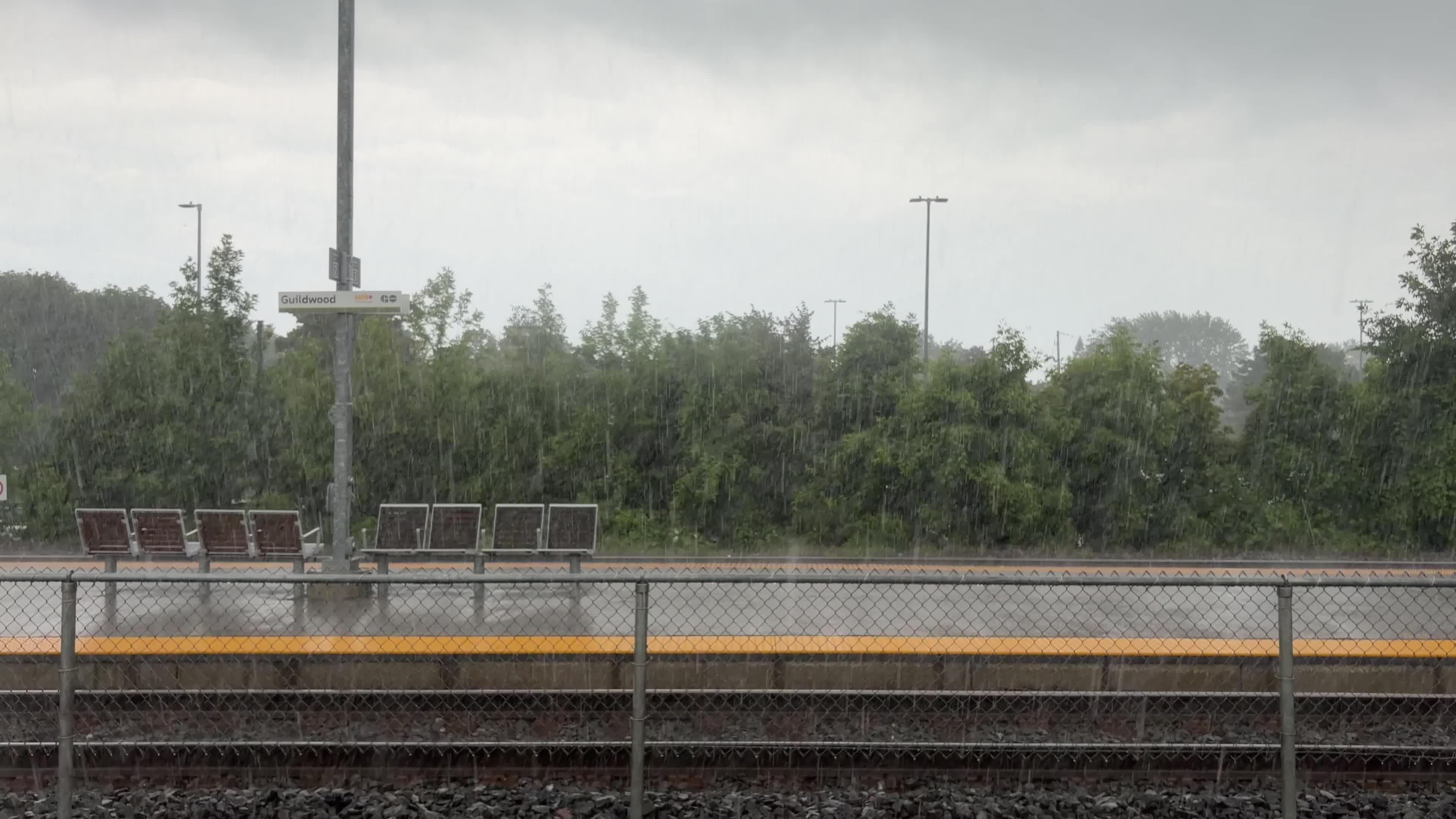 Heavy Rainfall in Toronto, Canada