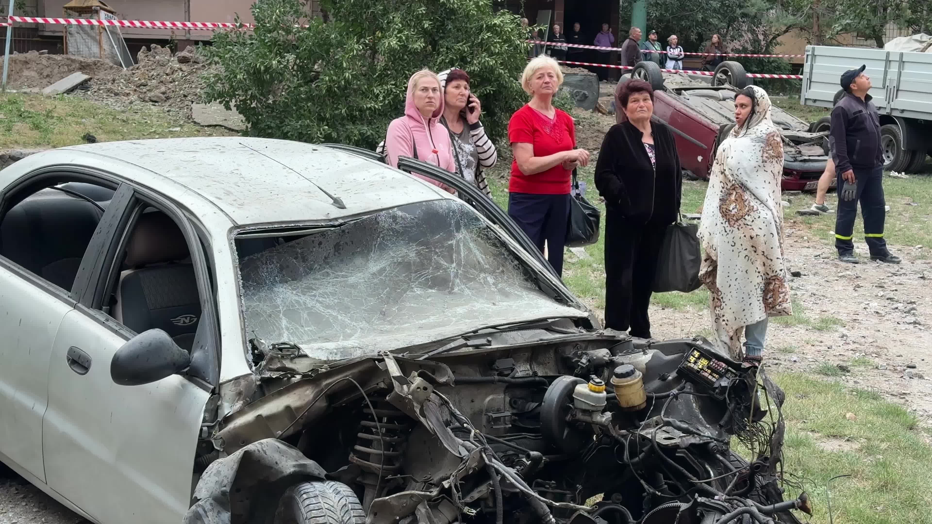 Russia’s massive overnight missile and drone attack in Kyiv, Ukraine