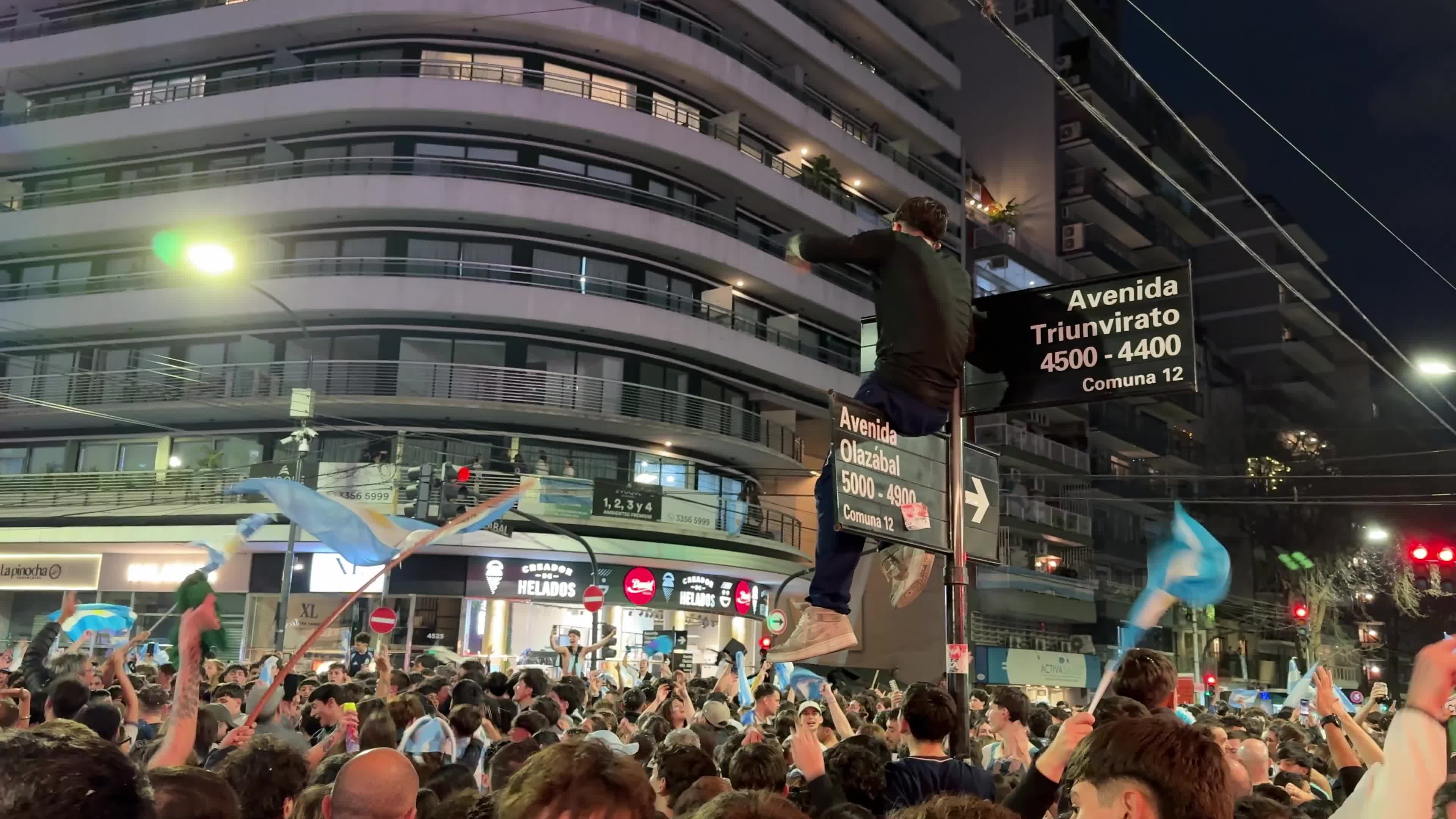 Argentina celebrates victory over England in Buenos Aires on July 15, 2026
