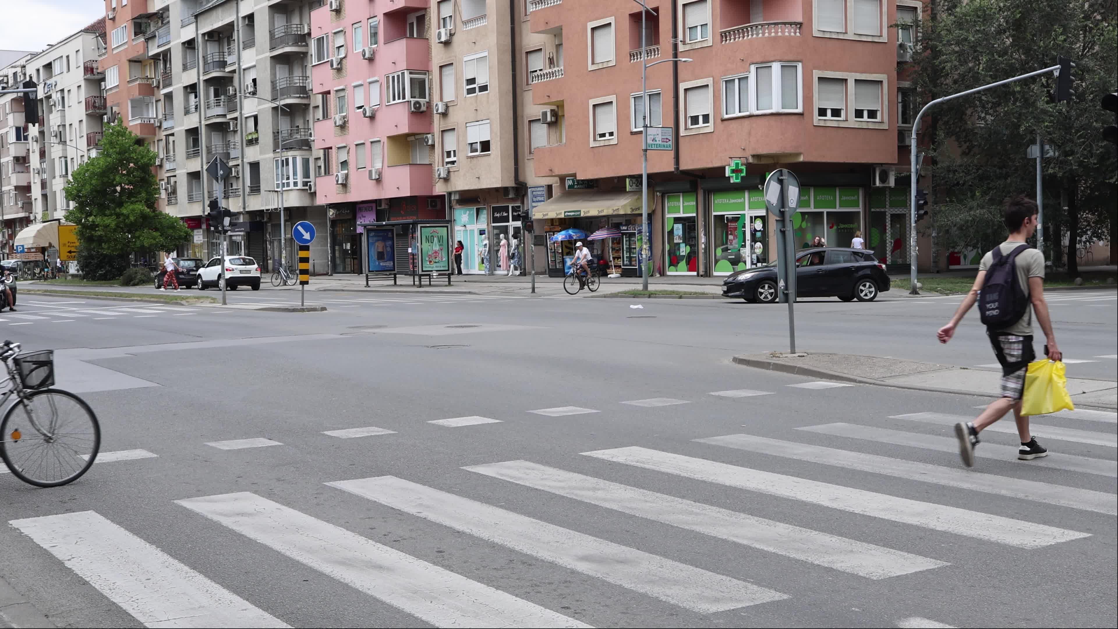 People Crossing the Road