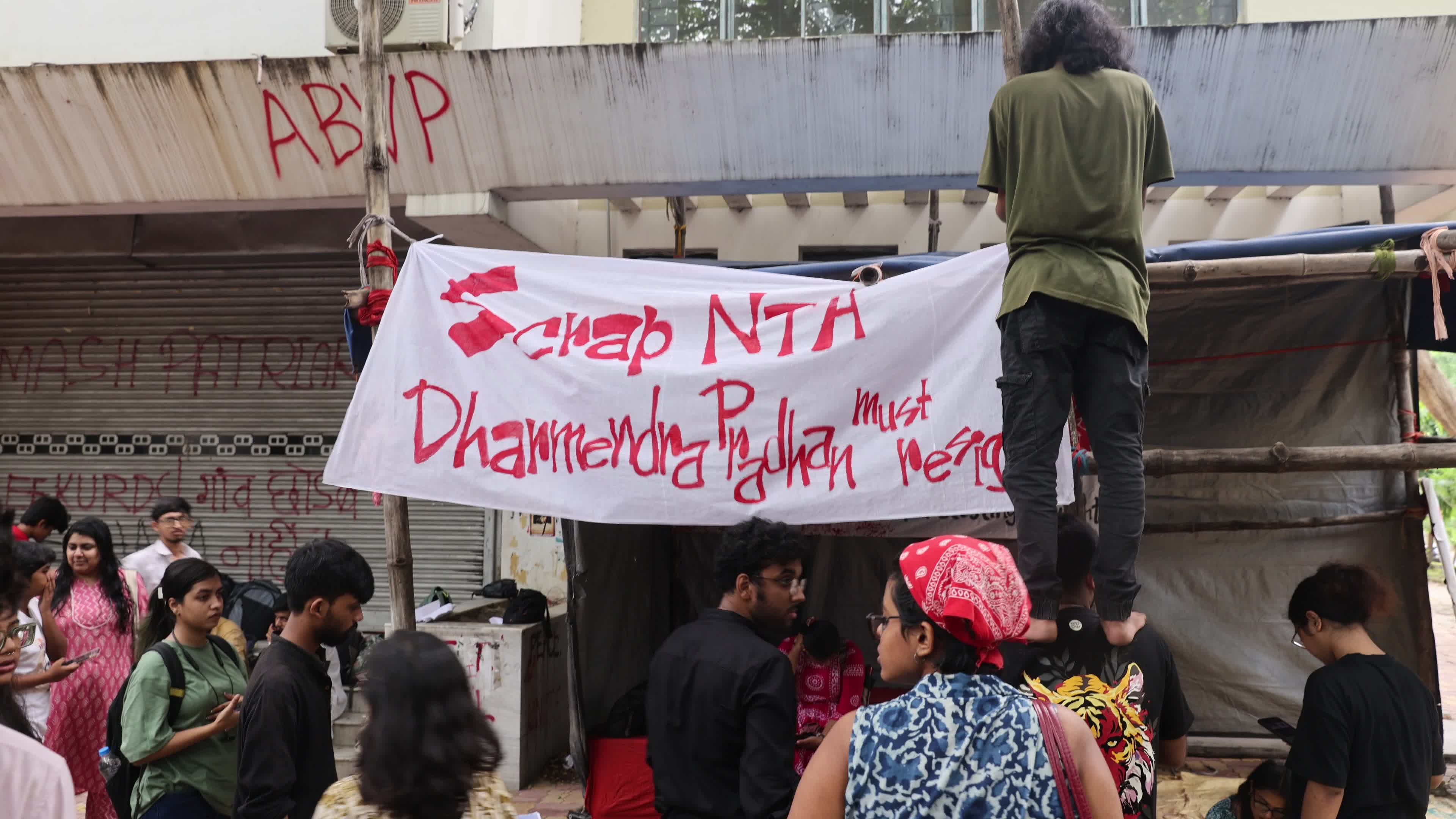 Hunger Strike In Kolkata,India